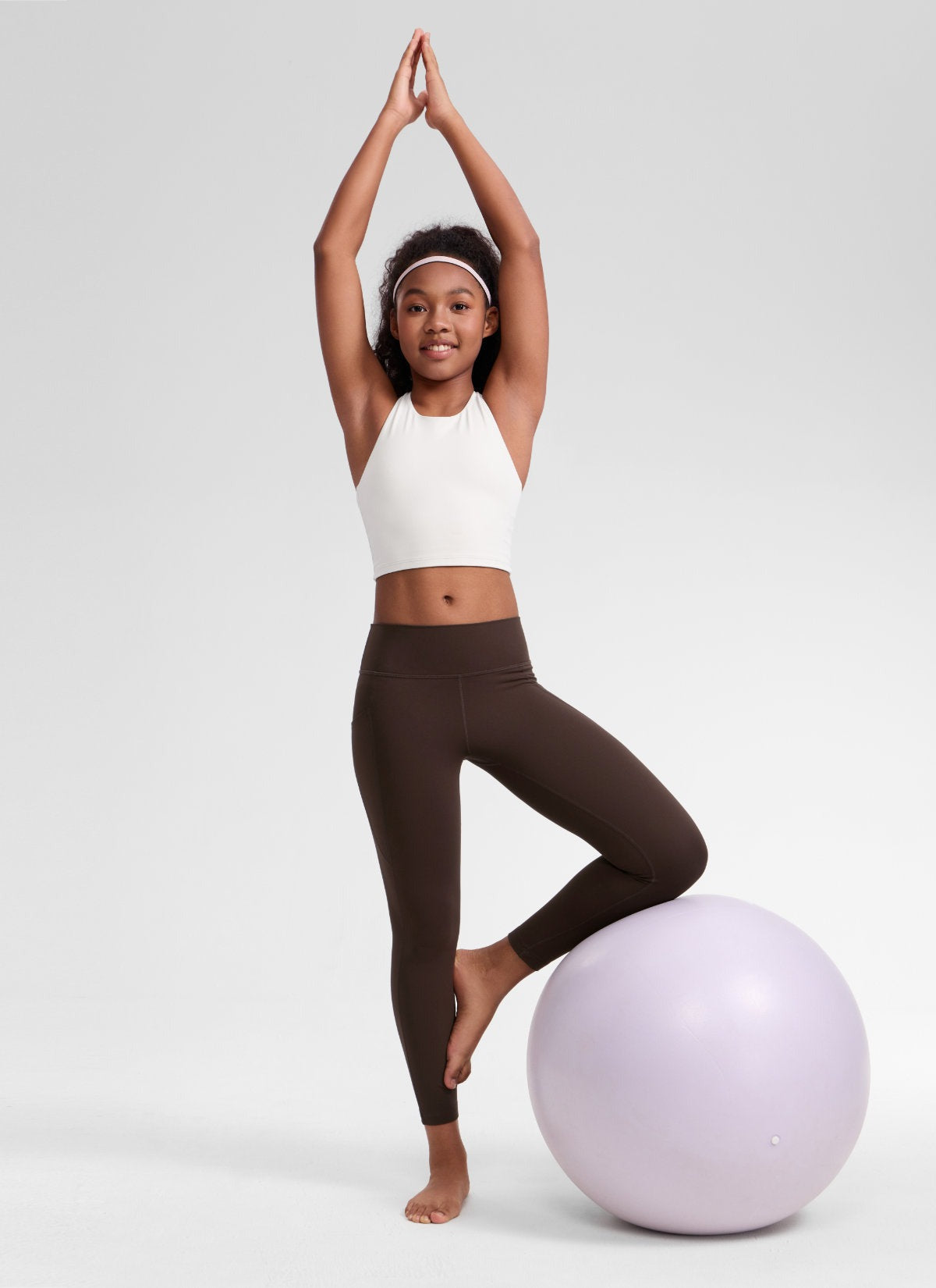 Butterluxe Girls Sports Pocketed Leggings