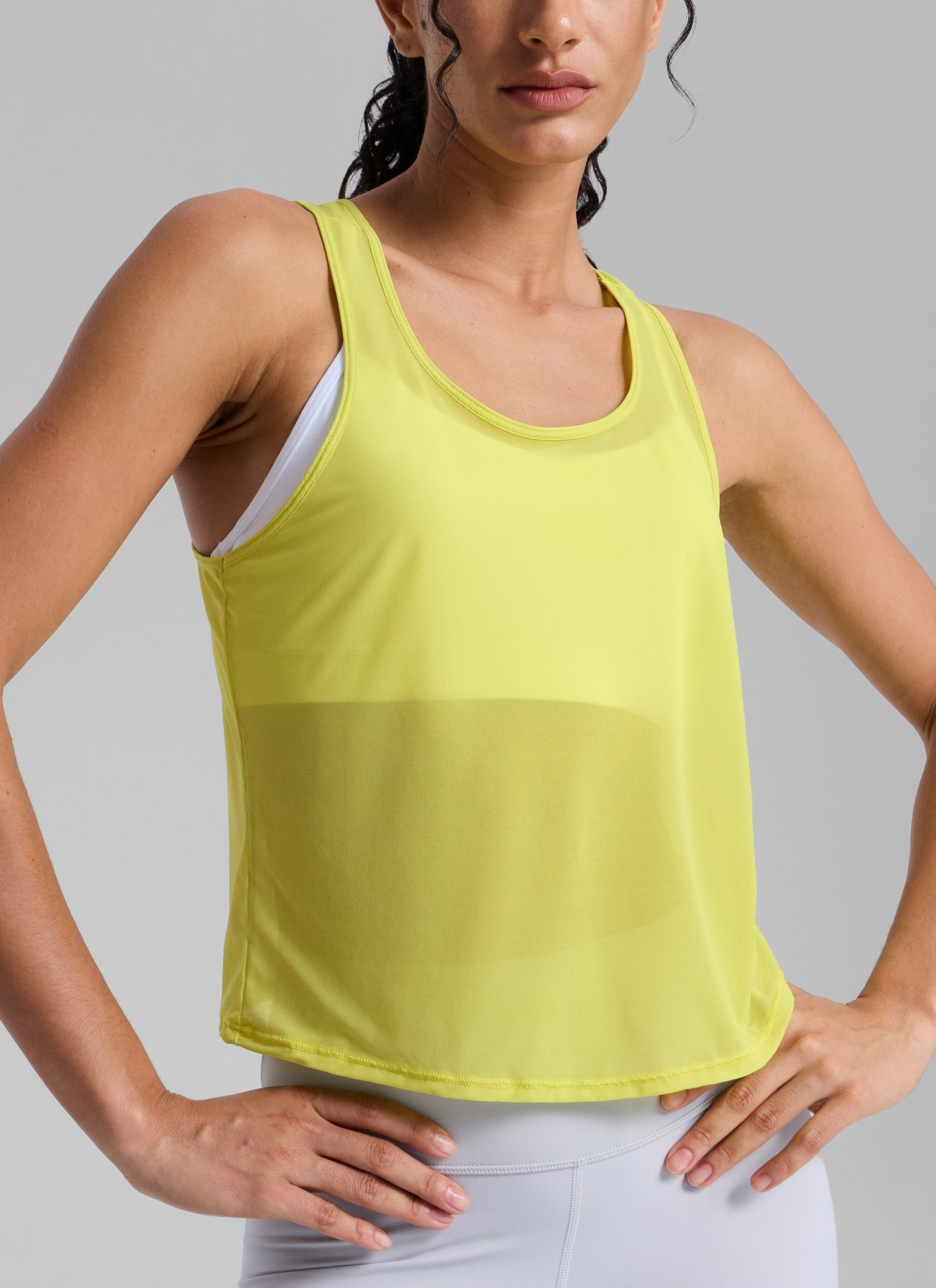 Mesh Relaxed Fit Workout Breathable Tank