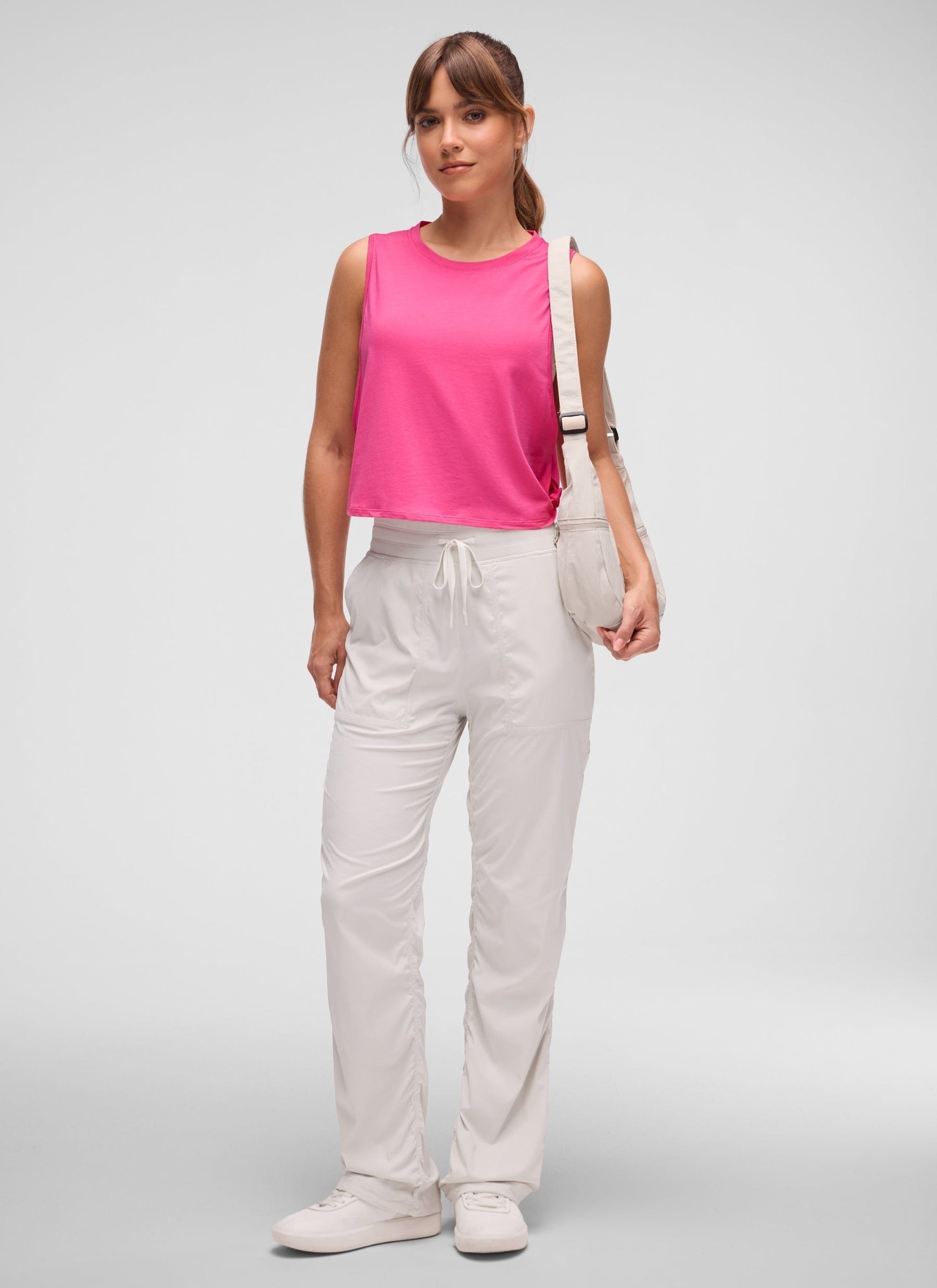 Pima Cotton Crop Deep Armhole Tank