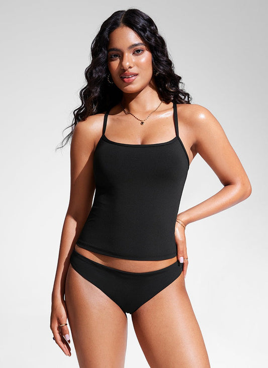 Sunshine Racerback Spaghetti Strap Tankini