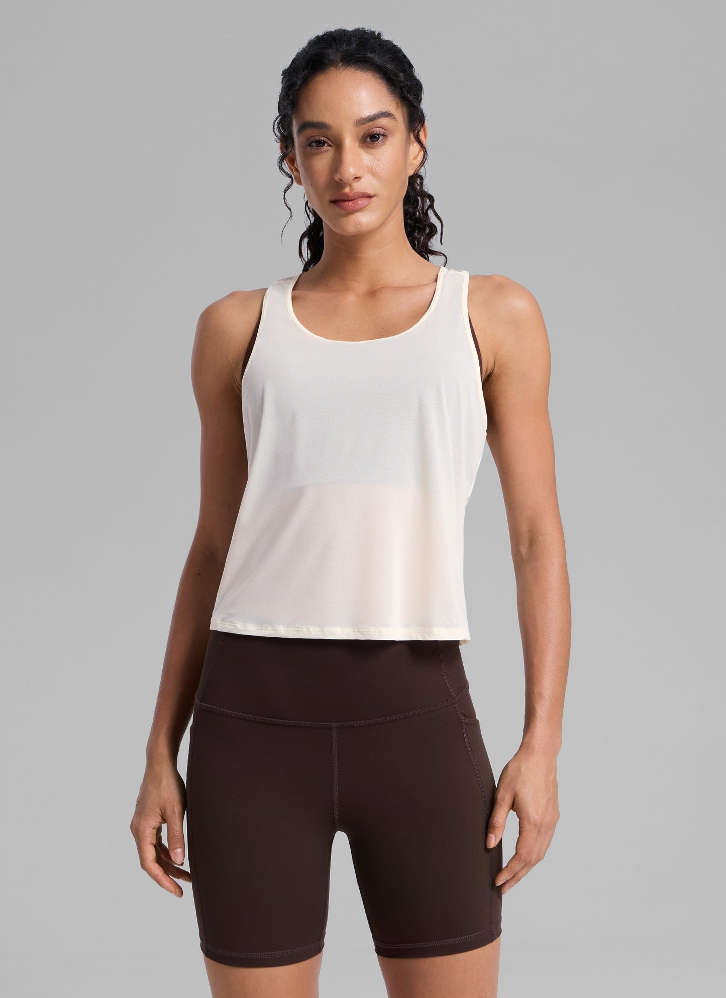 Mesh Relaxed Fit Workout Breathable Tank