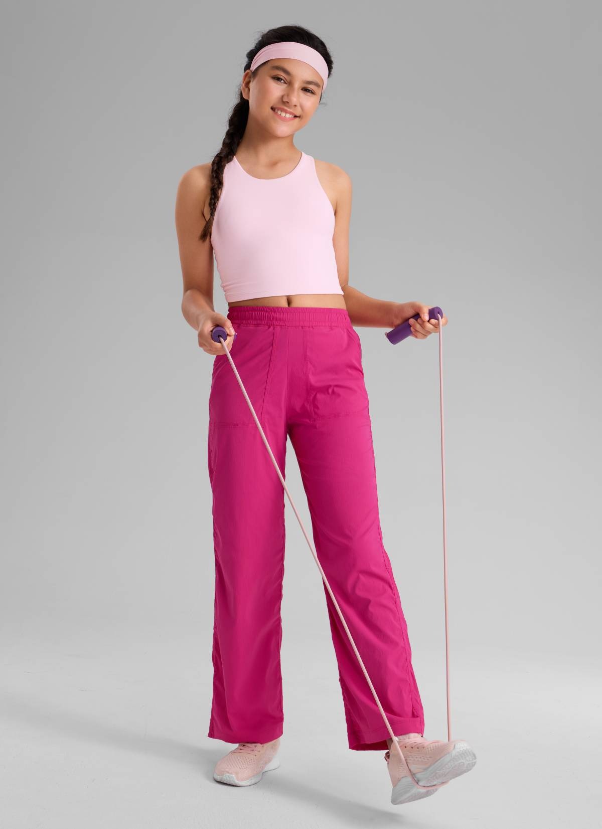 Girls Lightweight Straight Leg Pocket Pant