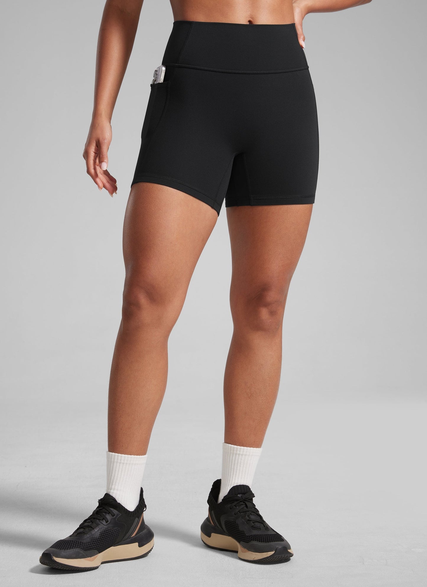 SecretsculptTM No Front Seam Pocket Shorts 5''