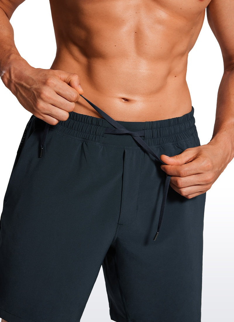 Feathery-Fit Pocket Swim Trunk 7''