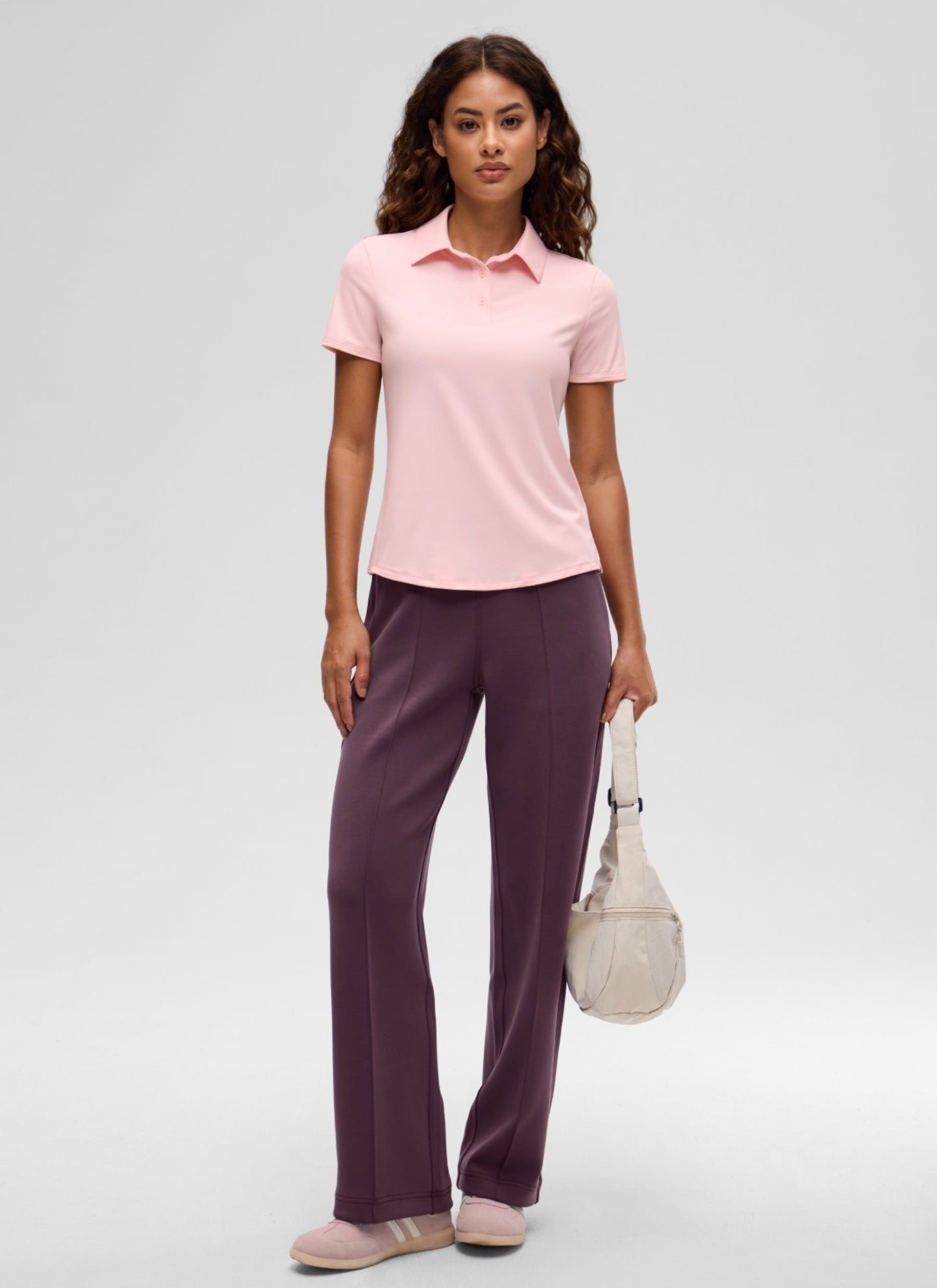 Hip Length Polo Slim Fit Short Sleeve
