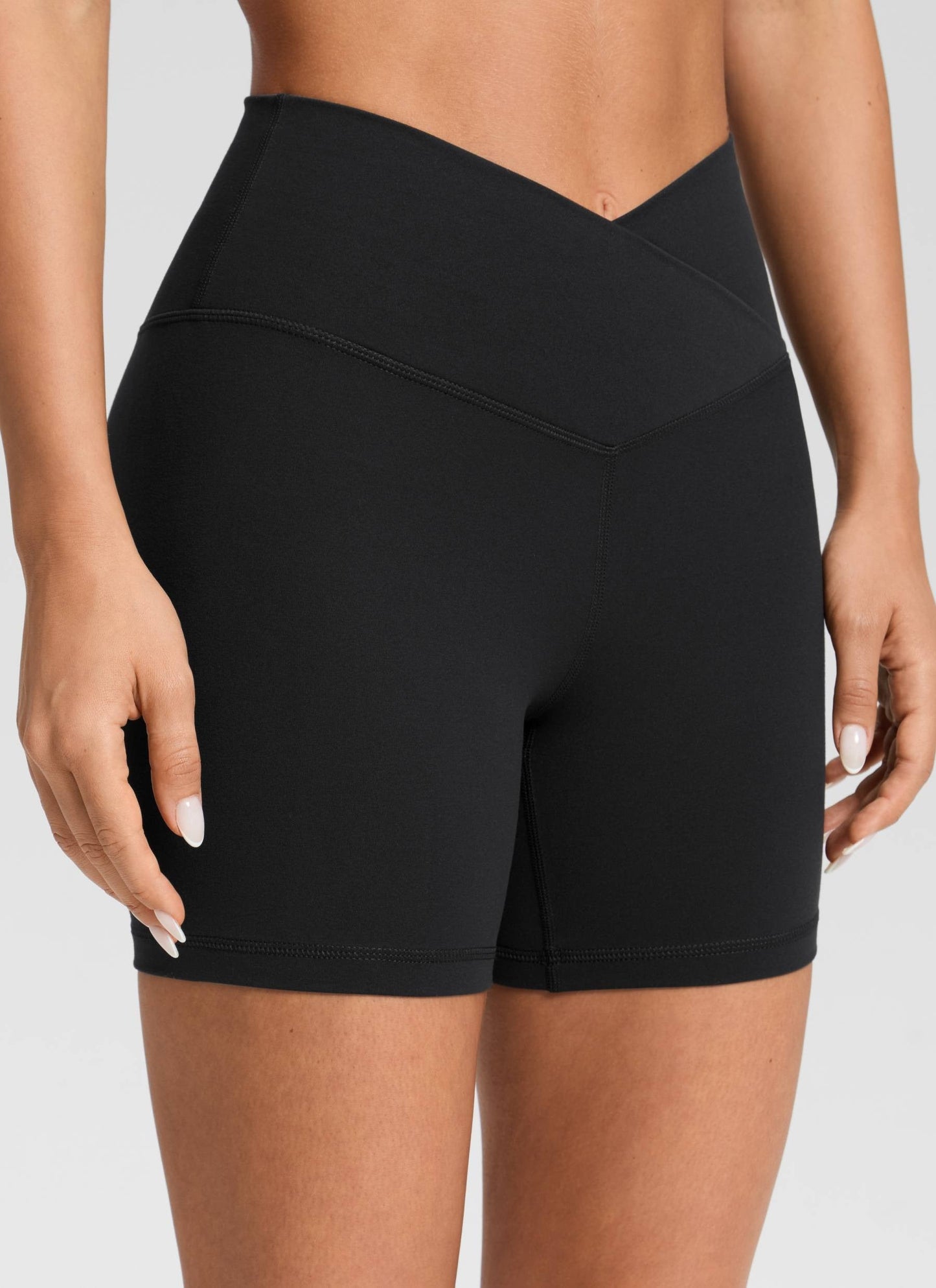 Butterluxe V Cross Waist Shorts 5"