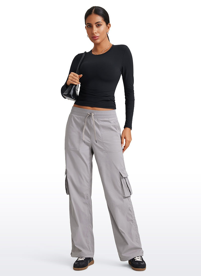 Lightweight Straight Leg Pocket Cargo Pant 30"