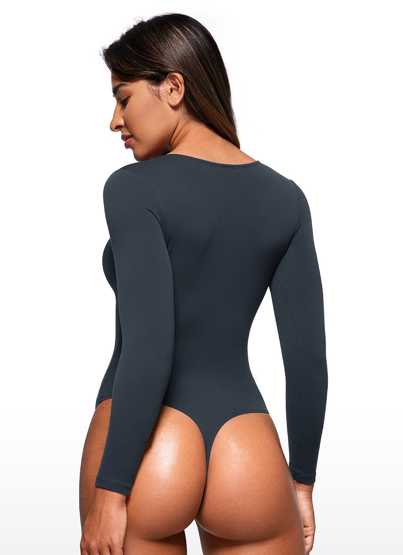 Butterluxe Long Sleeve Crew Neck Bodysuits