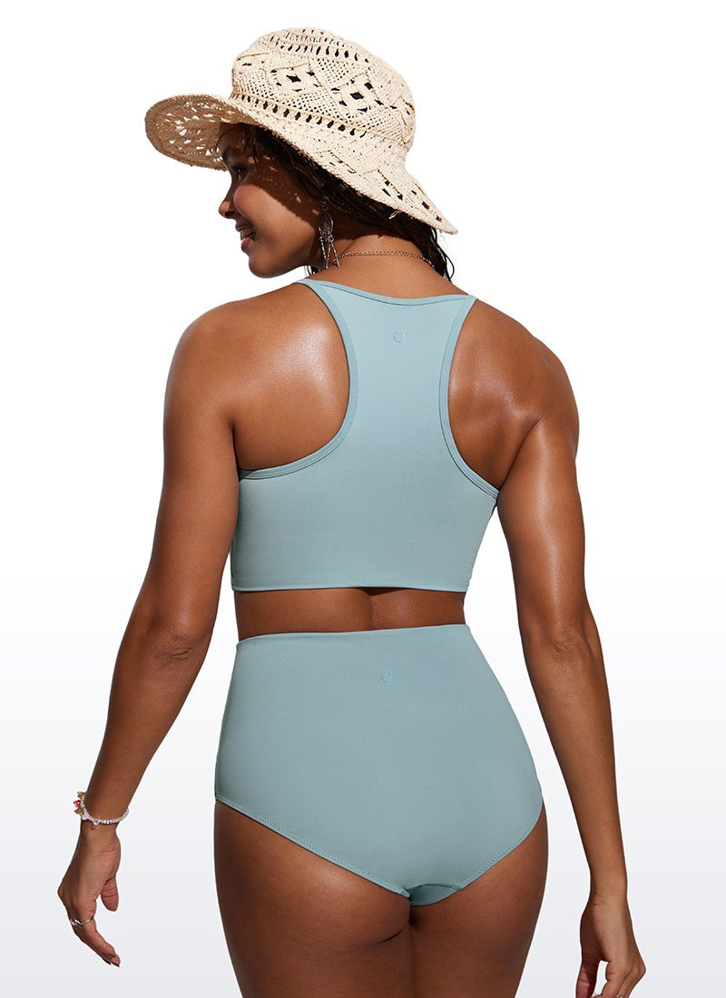 Sunshine High Neck Bikini Top