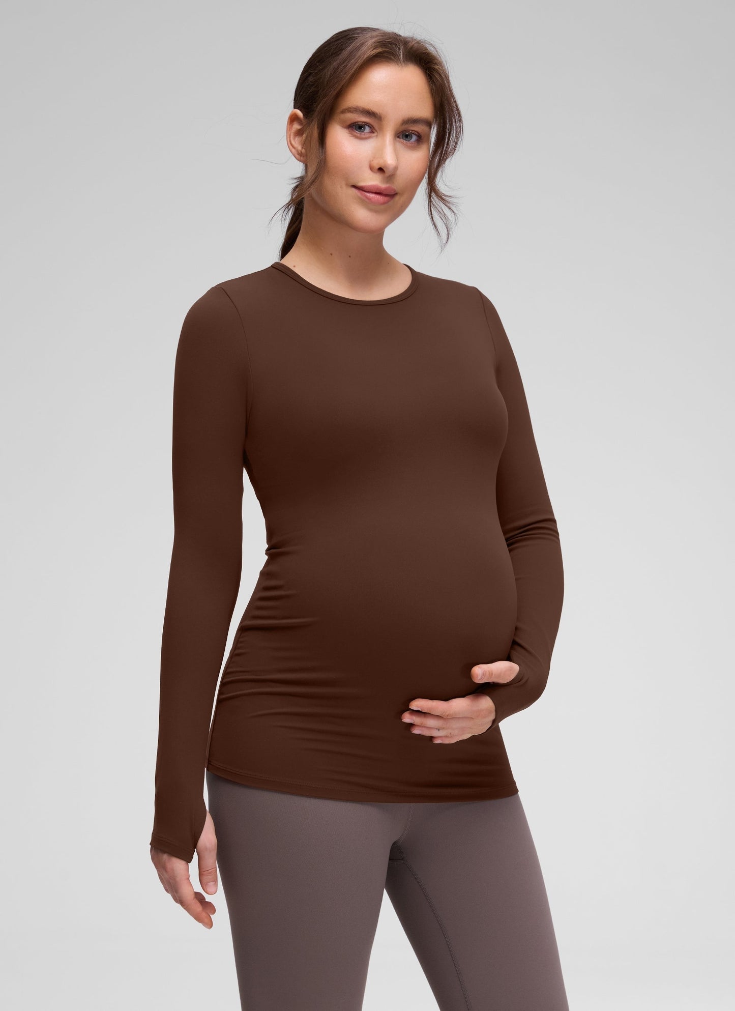 Butterluxe Maternity Crewneck Long Sleeve