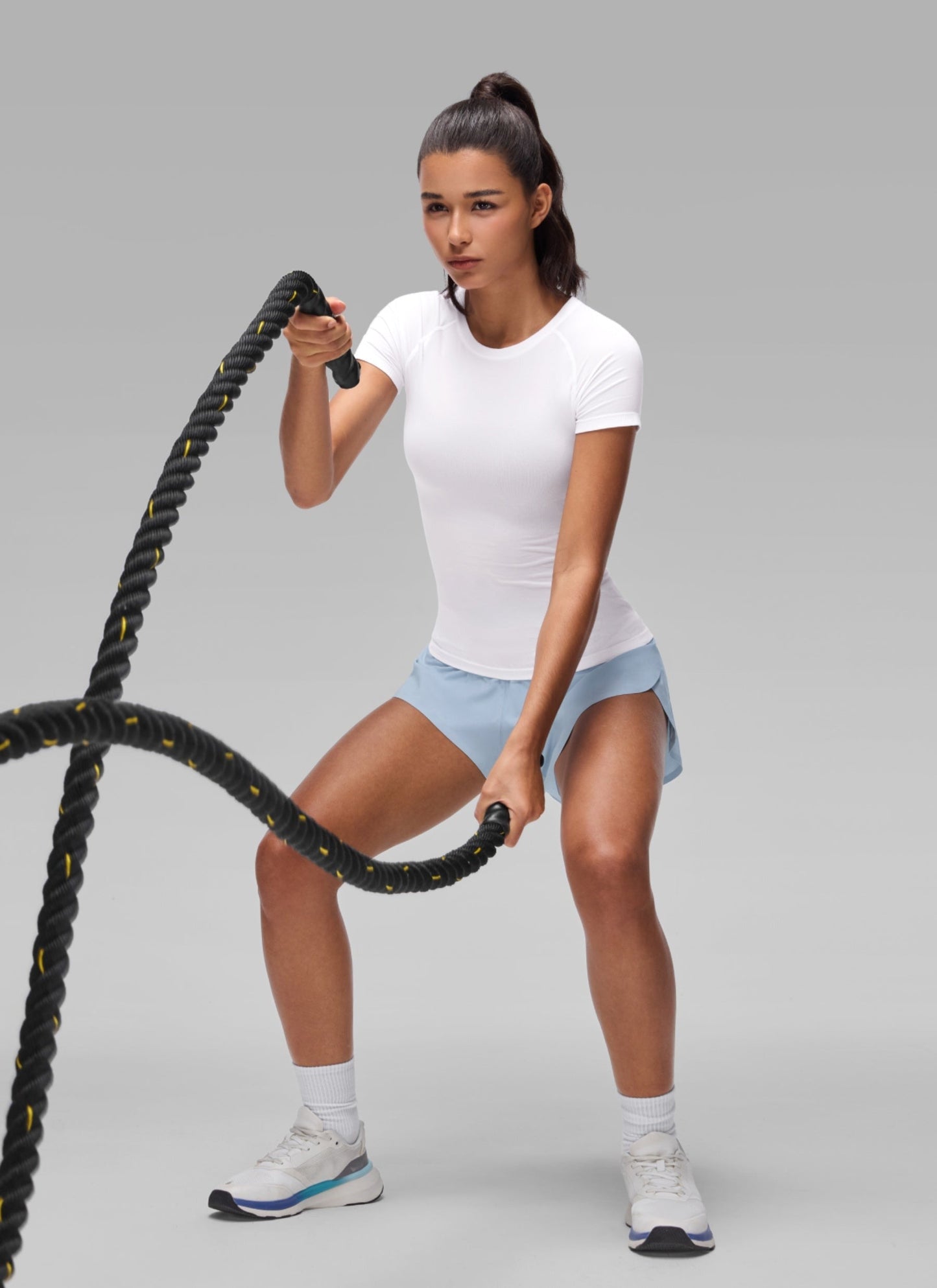 Seamless Crewneck Workout Short Sleeve
