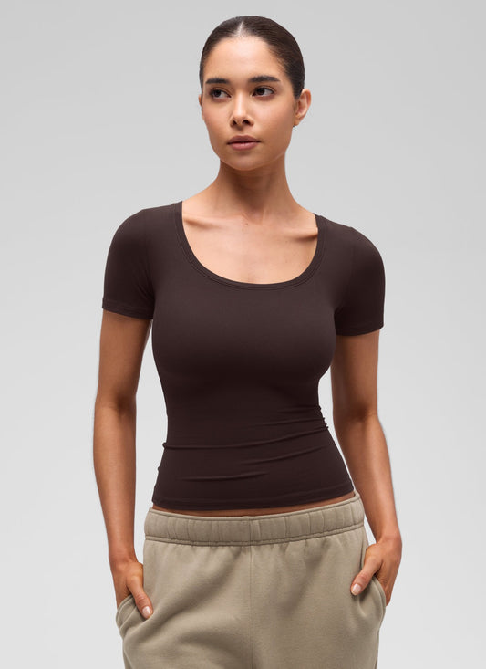 Softembrace U Neck Tight Fit Short Sleeve
