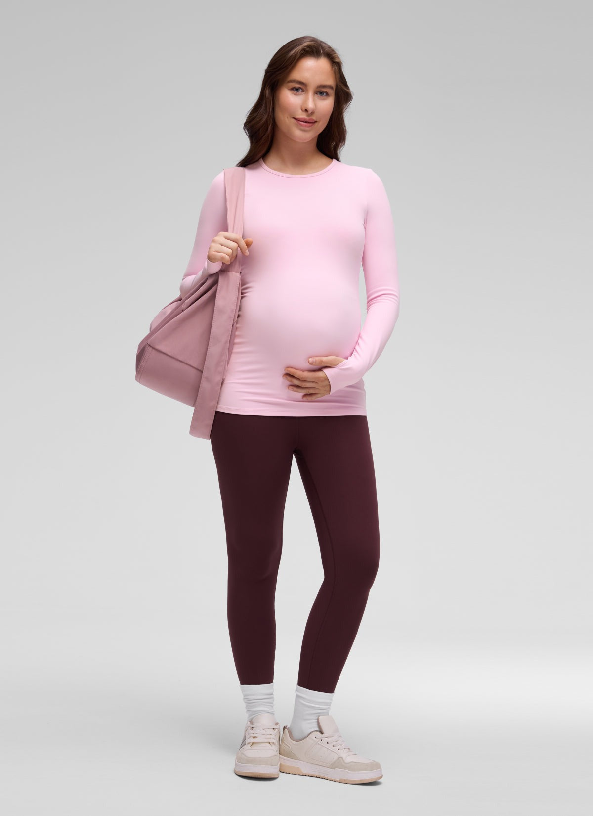 Butterluxe Maternity Crewneck Long Sleeve
