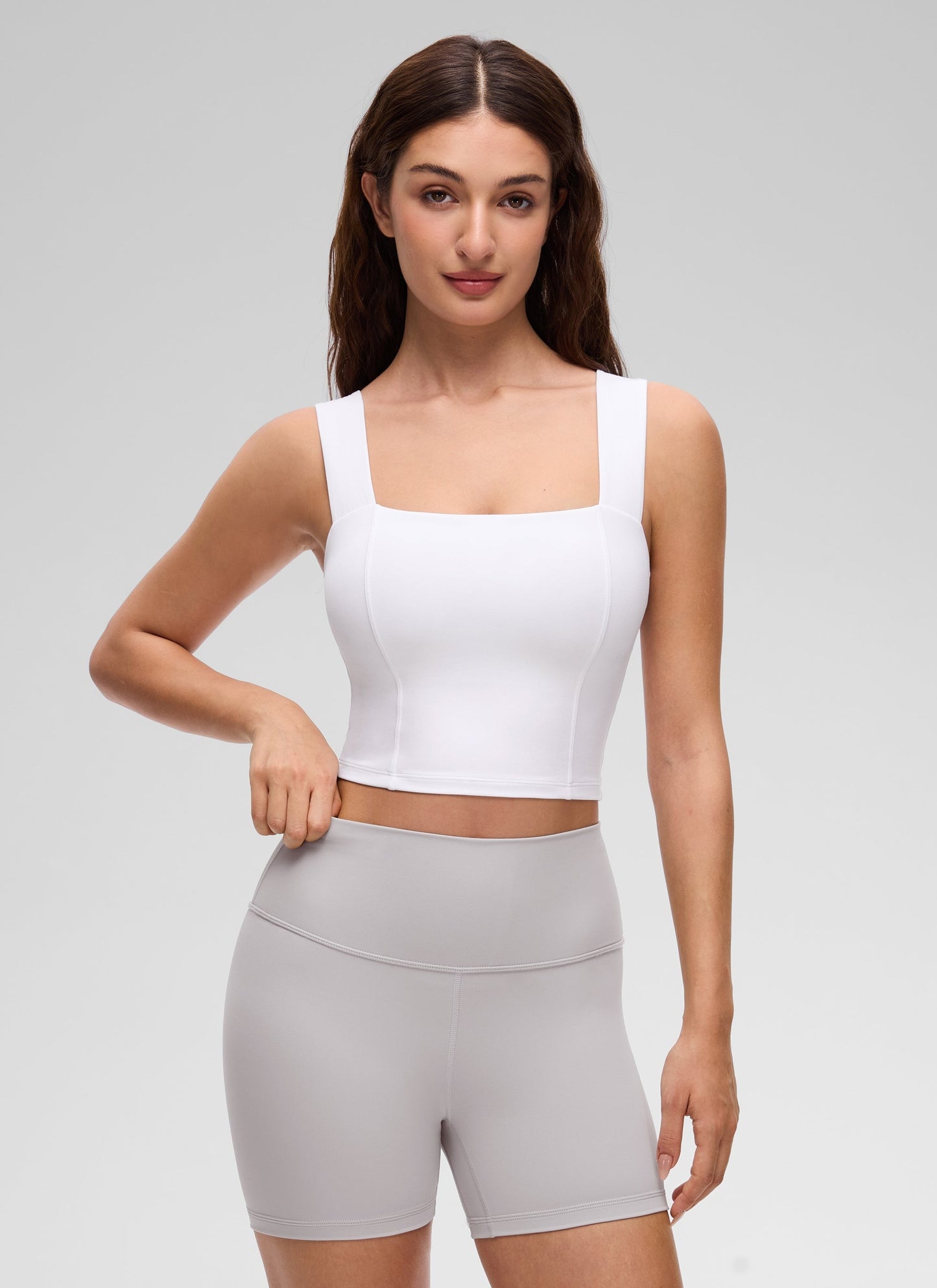 Butterluxe Wide Straps Built in Bra Tank