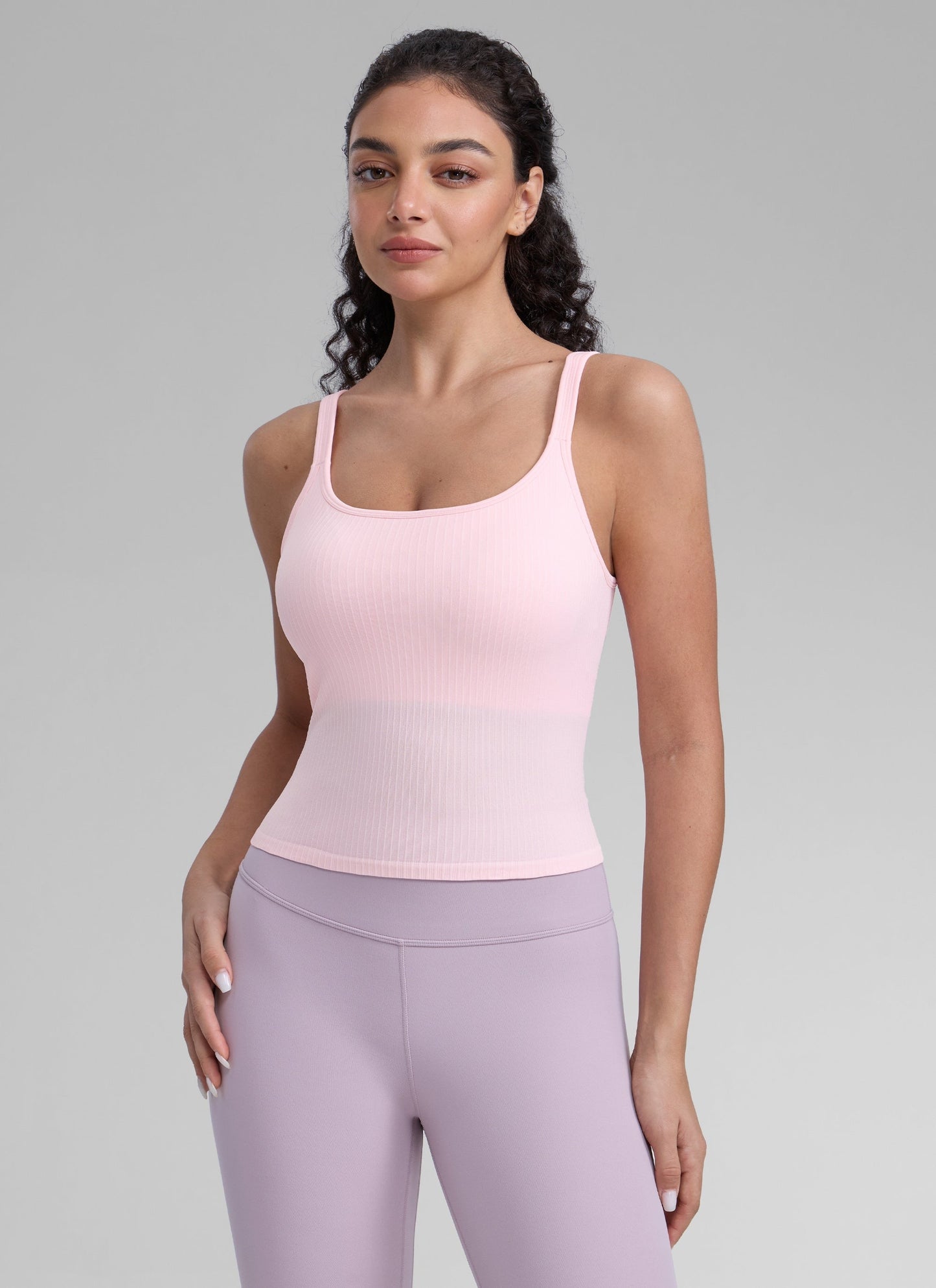Seamless U Back Built in Bra Tank