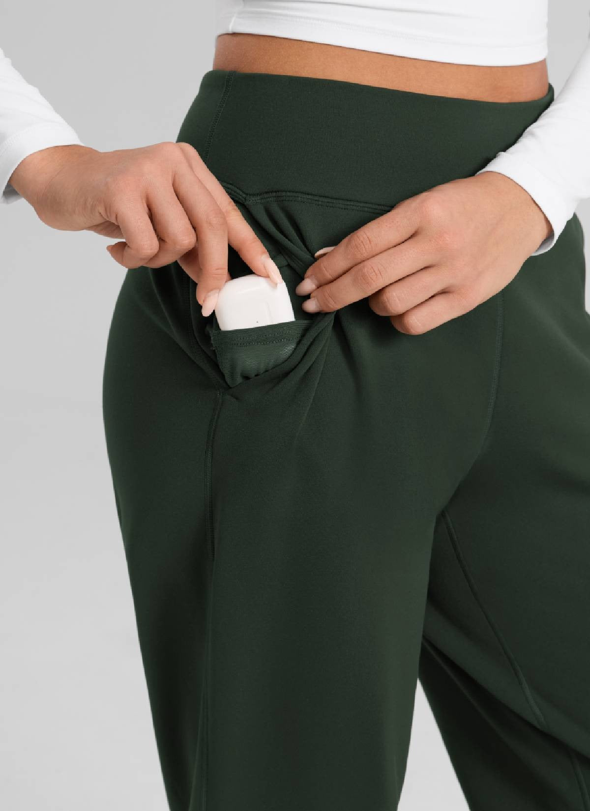 Matte Thermal Fleece Lined Jogger 27.5"