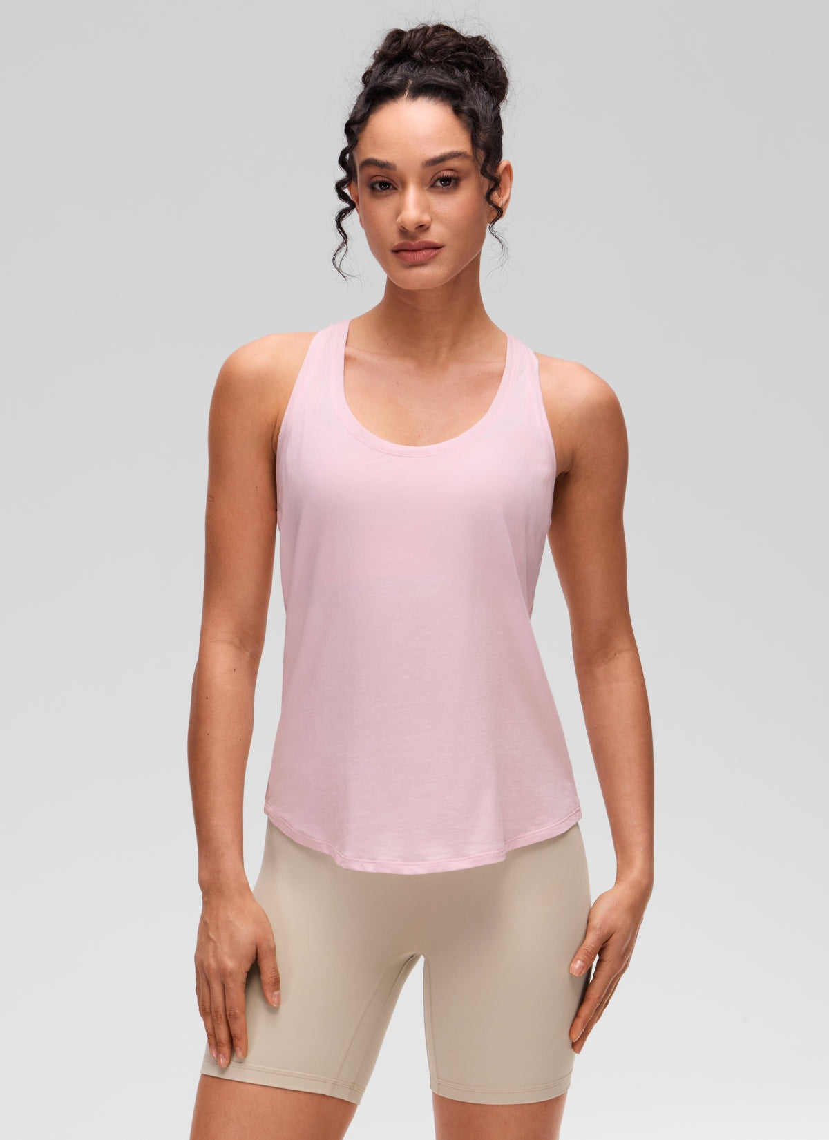 Pima Cotton Hip Length Racerback Tank