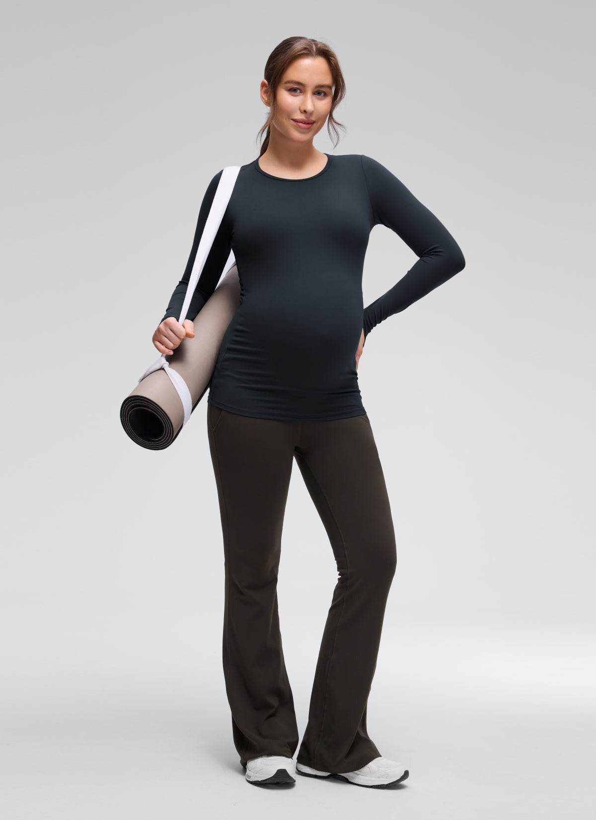 Butterluxe Maternity Crewneck Long Sleeve