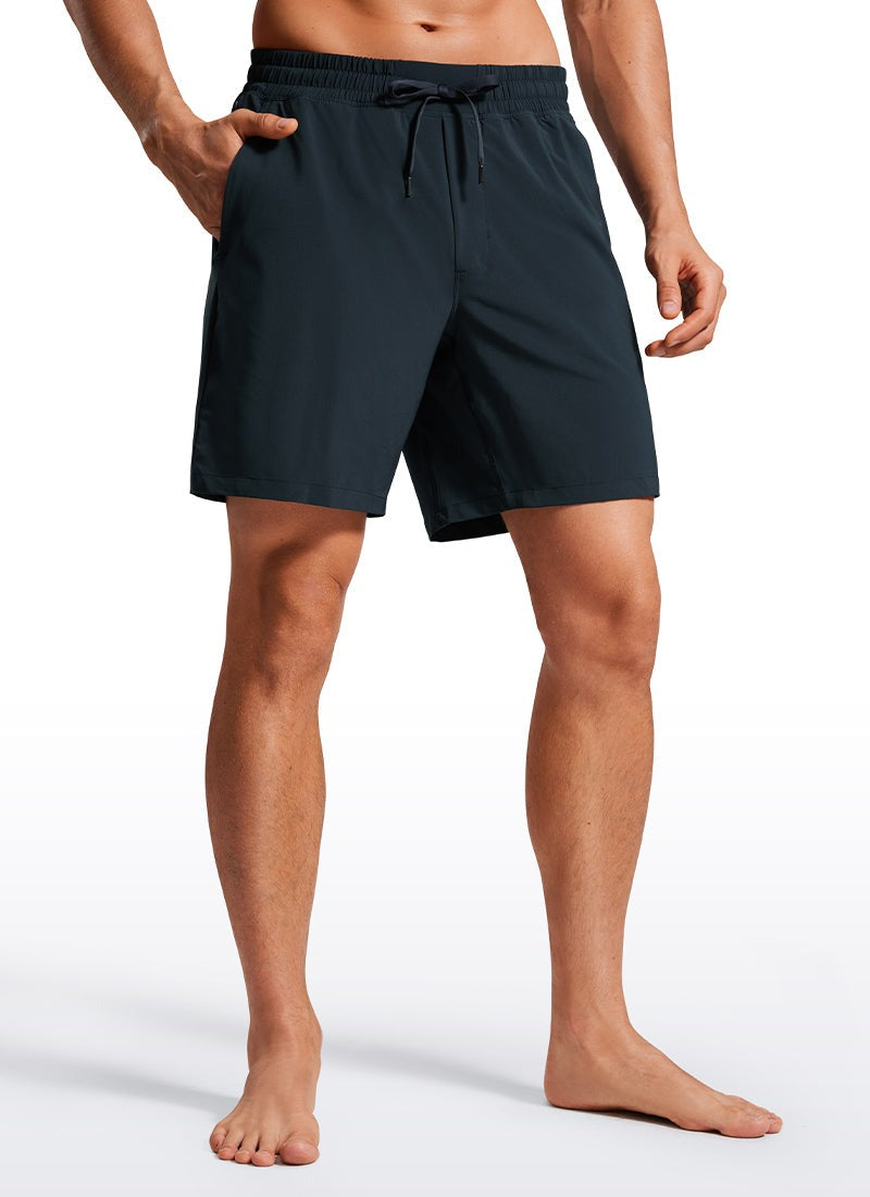 Feathery-Fit Pocket Swim Trunk 7''