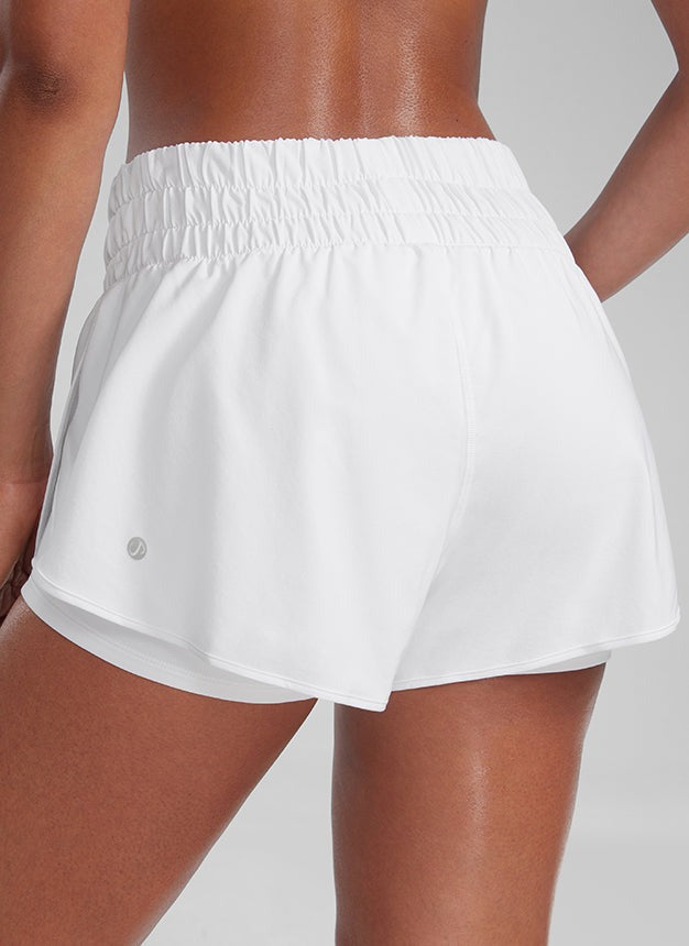 Feathery-Fit Soft 2 in 1 High Rise Shorts 3''