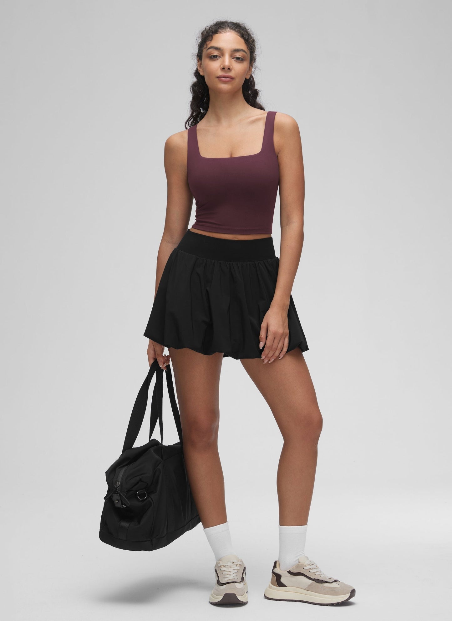 Butterluxe Square Neck Built in Bra Tank