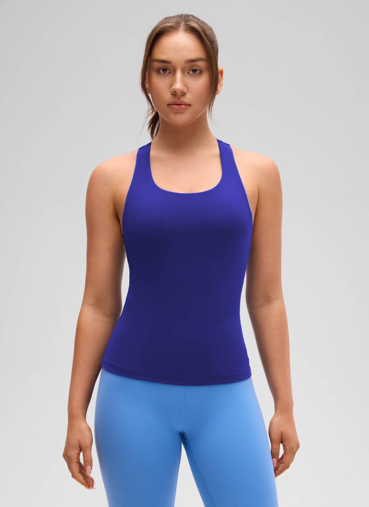 Butterluxe Waist Length Built in Bra Tank