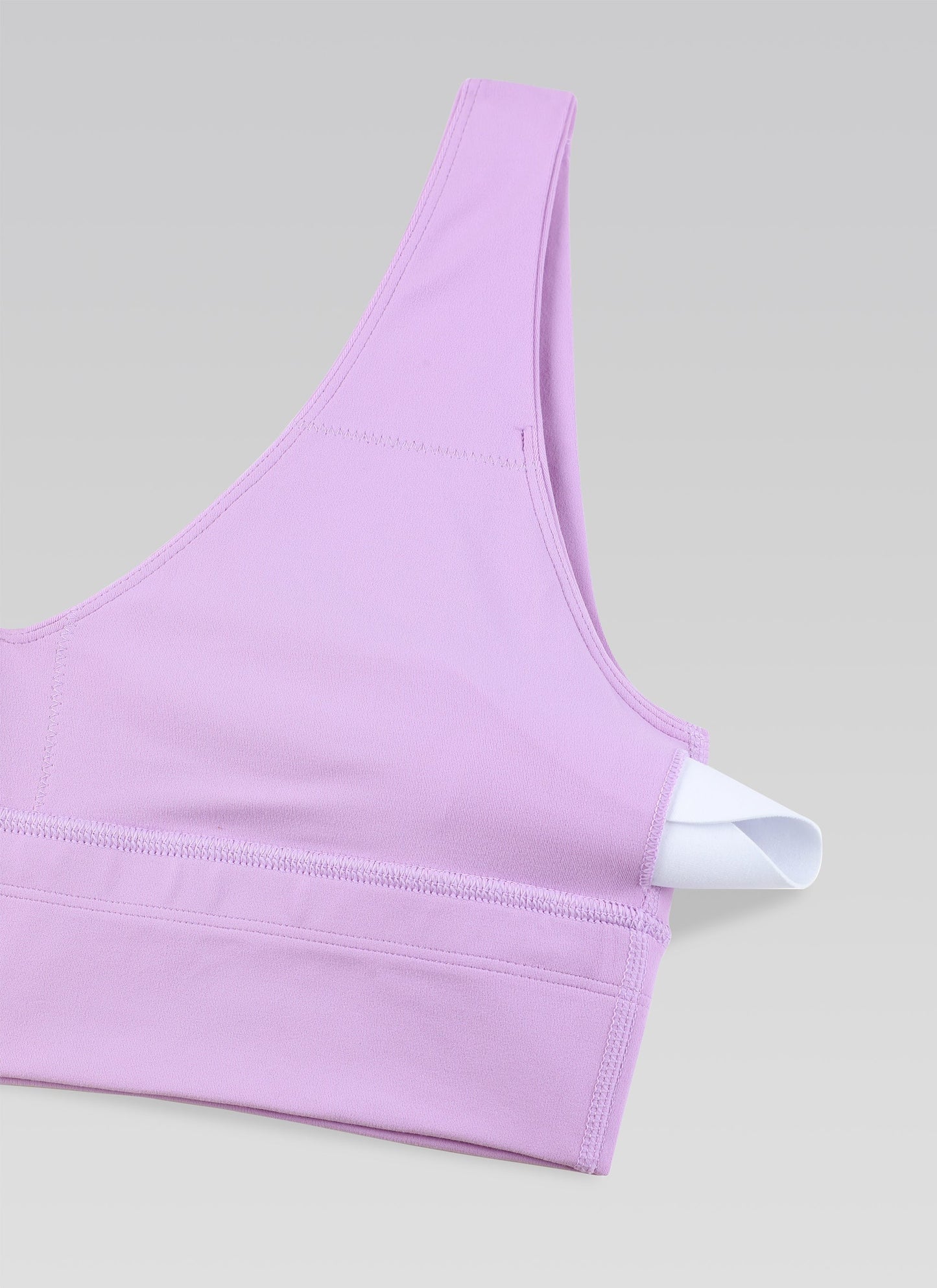 Butterluxe Deep V Neck Longline Sports Bra