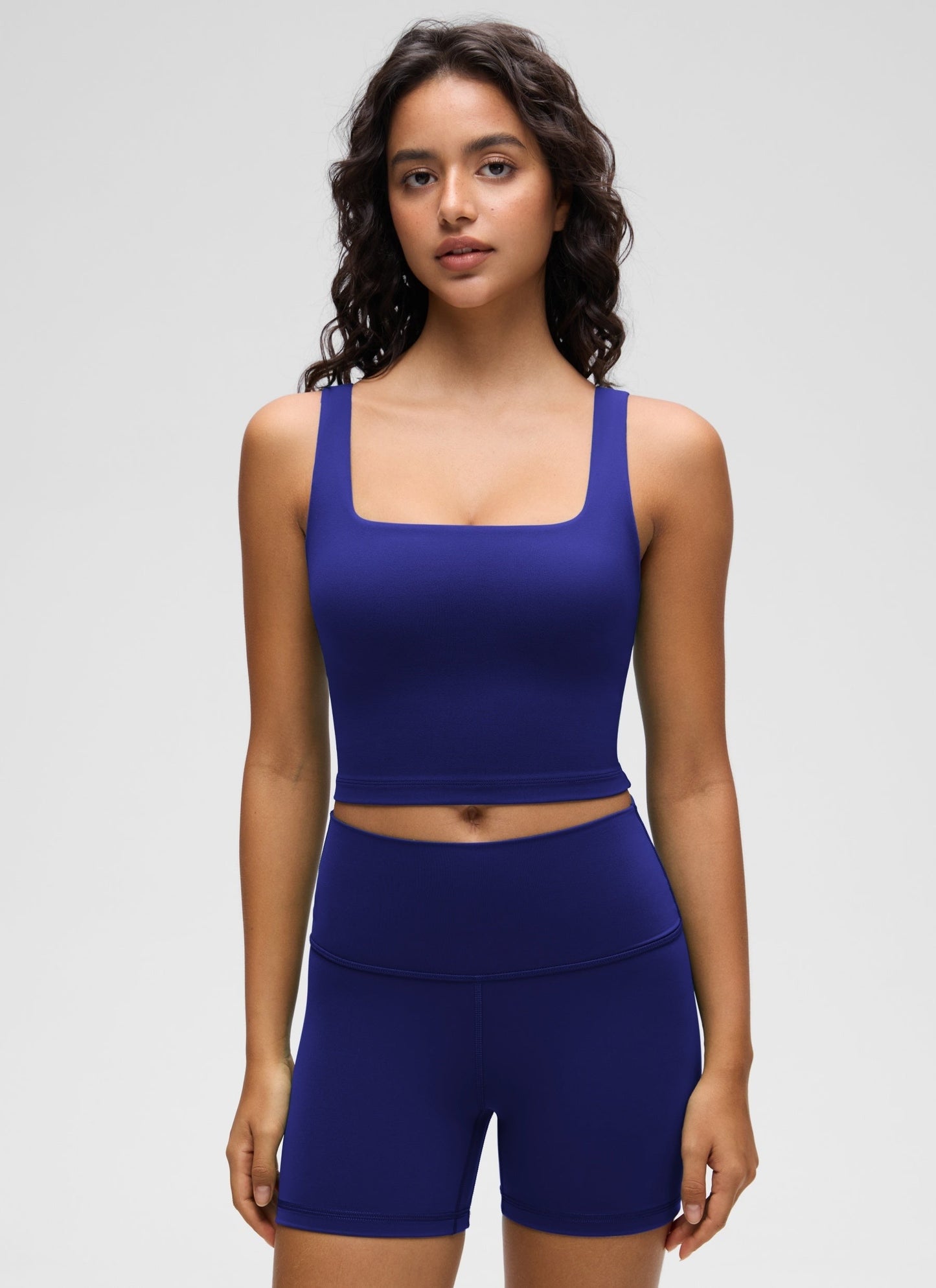 Butterluxe Square Neck Built in Bra Tank