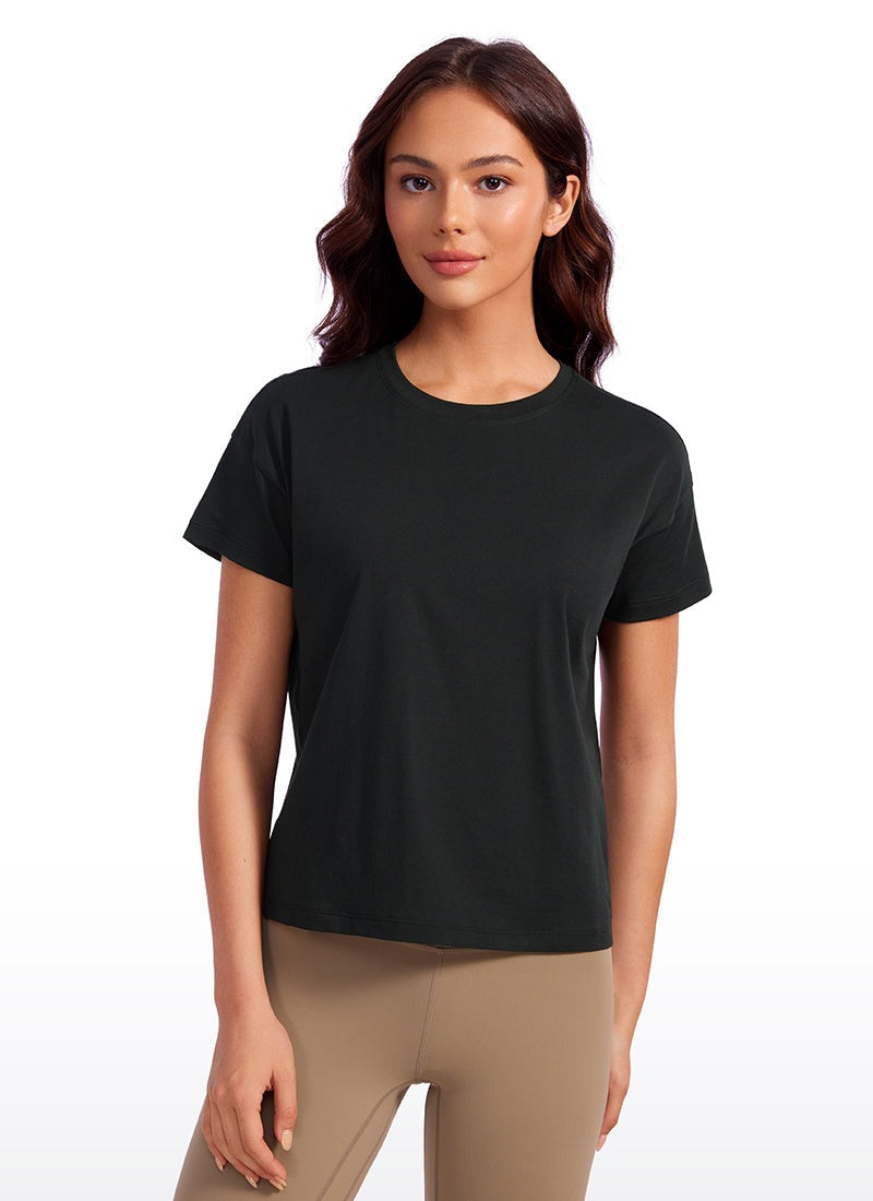 INNOPHRA Pima Cotton Short Sleeves Loose Fit