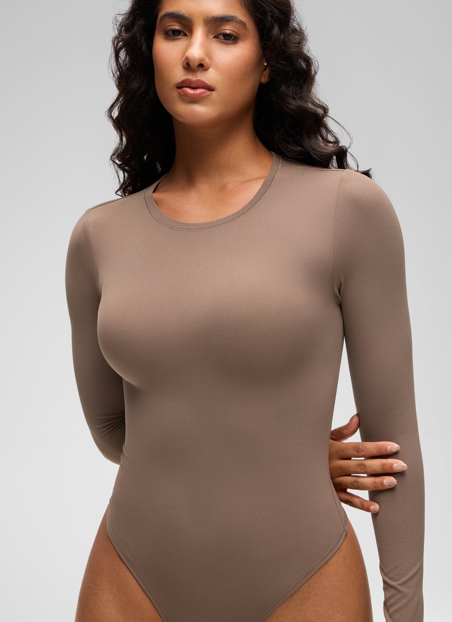 Softembrace Crew Neck Long Sleeve Bodysuit