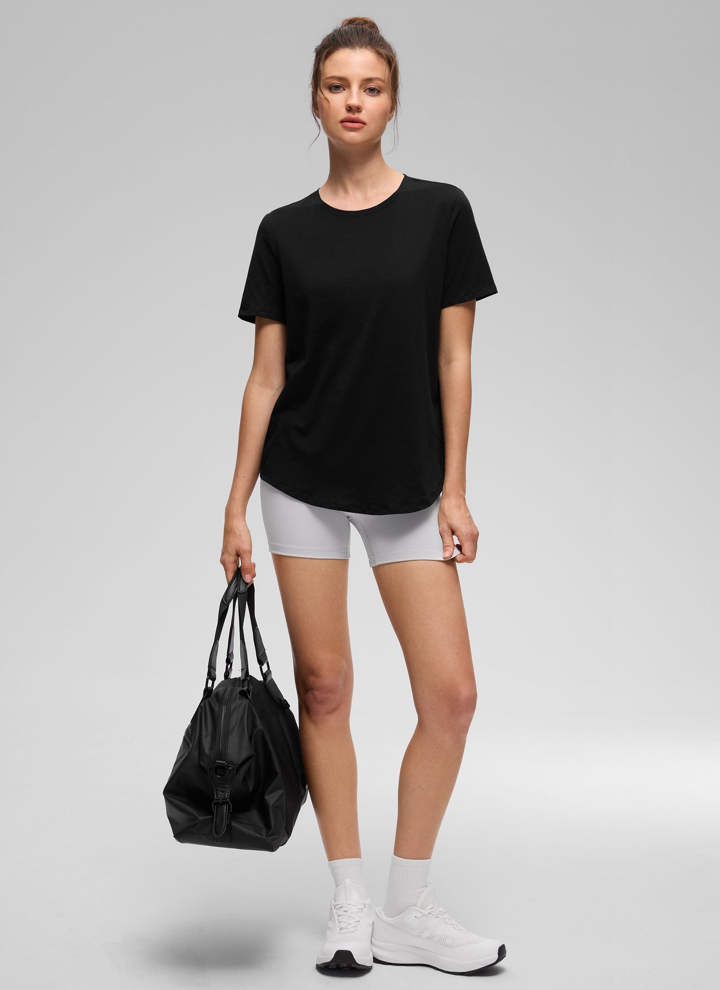 Pima Cotton Round Neck Short Sleeve