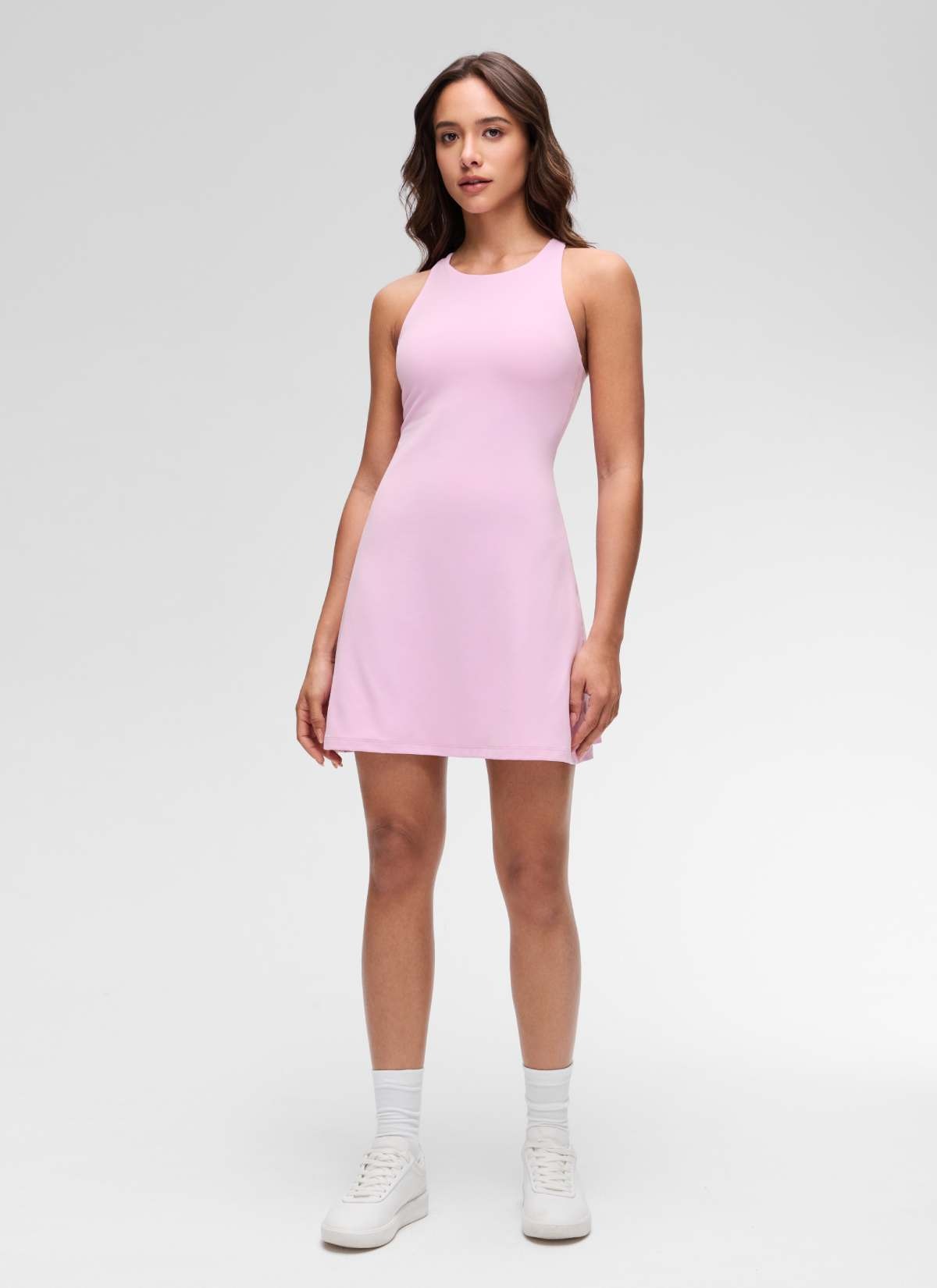 Butterluxe High Neck Racerback Mini Dress
