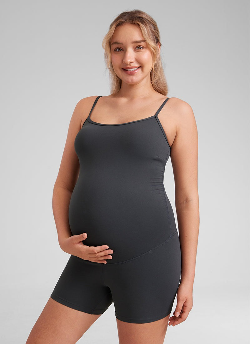 Butterluxe Maternity Shorts Romper 4''