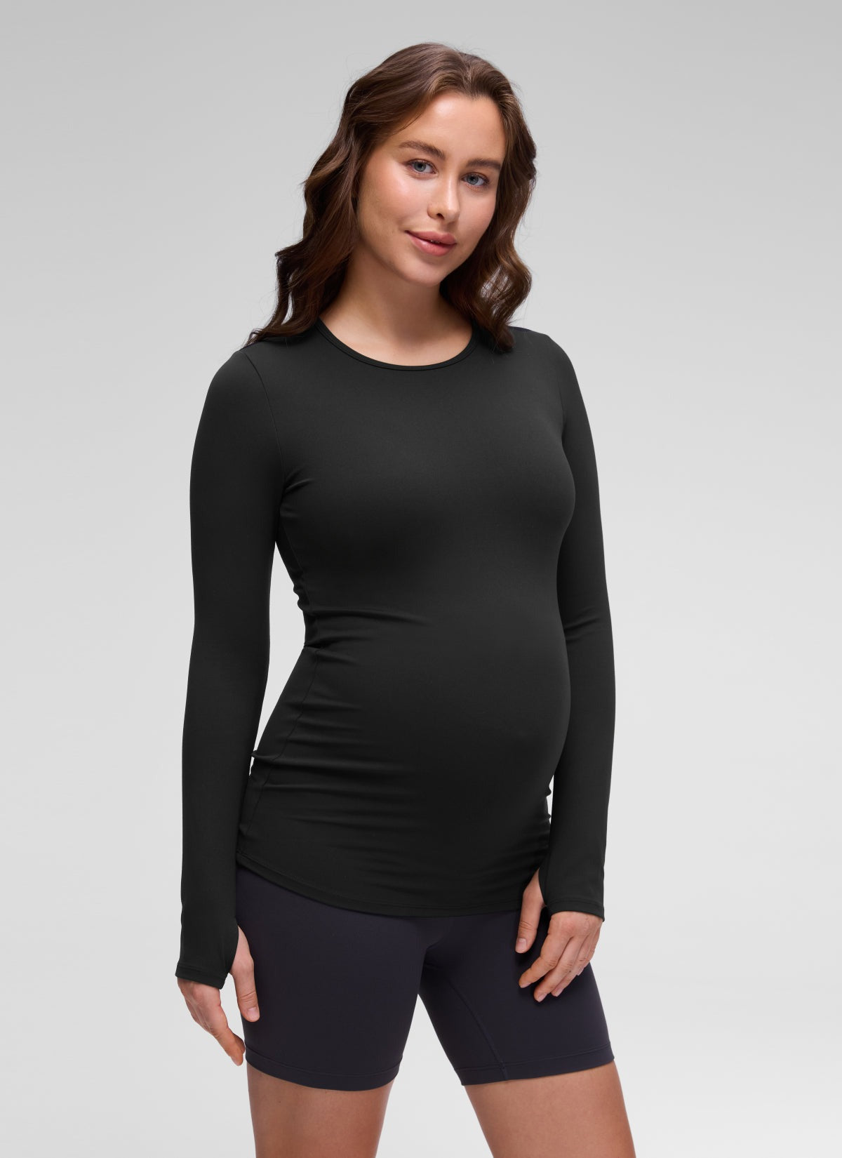 Butterluxe Maternity Crewneck Long Sleeve