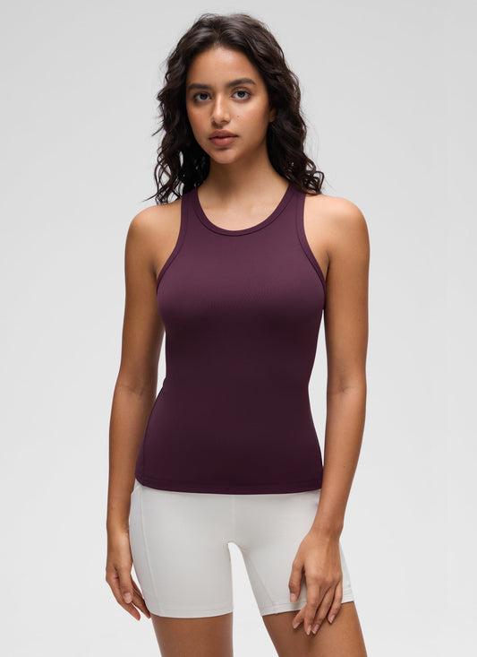 Butterluxe Waist Length Racerback Tank