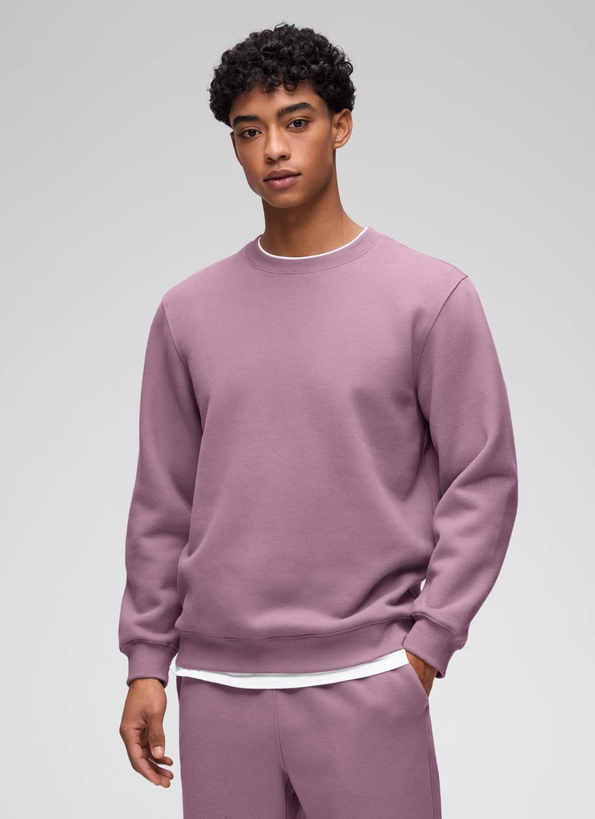 Fleece Lined Pullover Sweatshirt