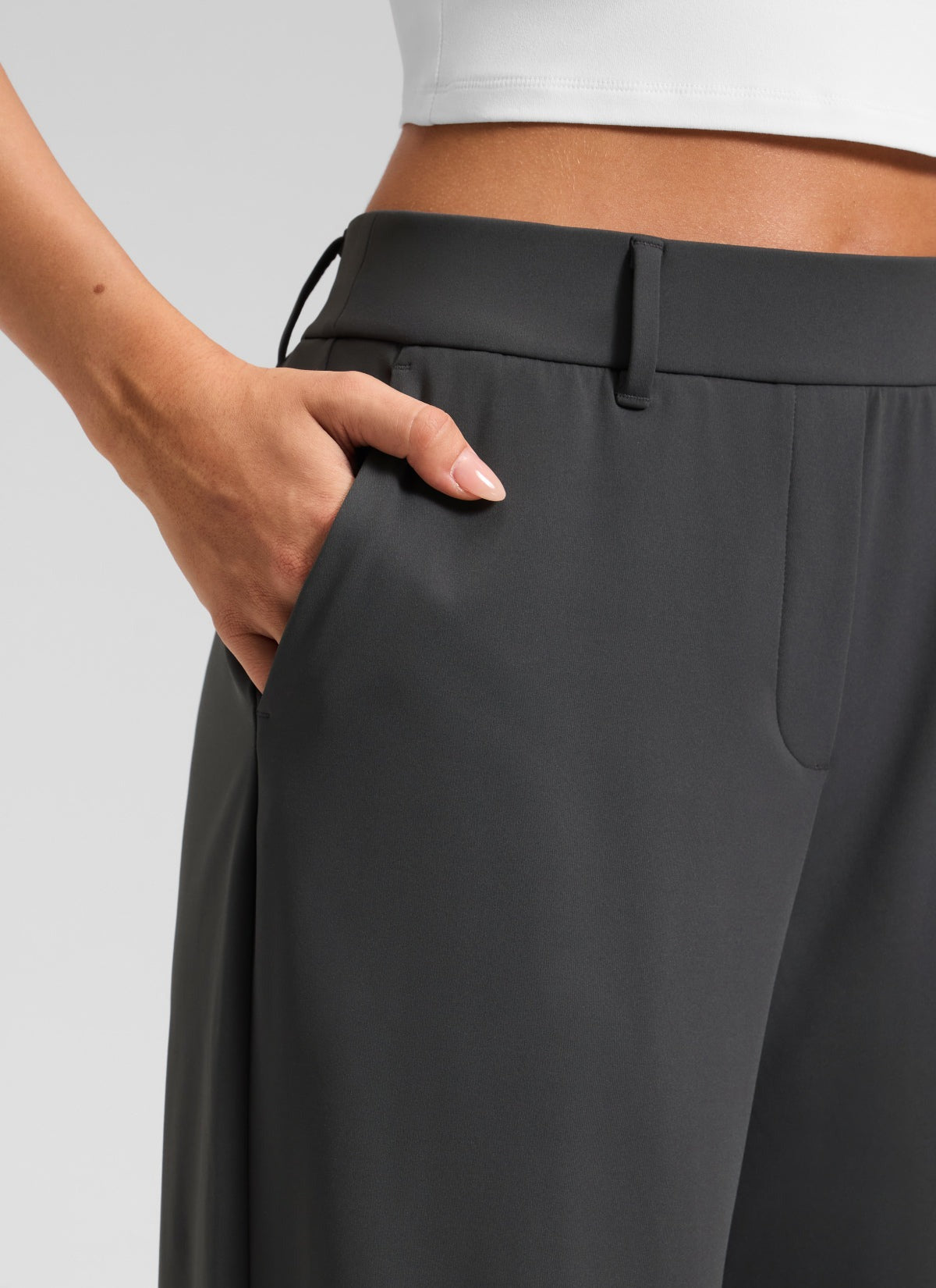 Walk the City Belt Loops Straight Leg Pant 30"