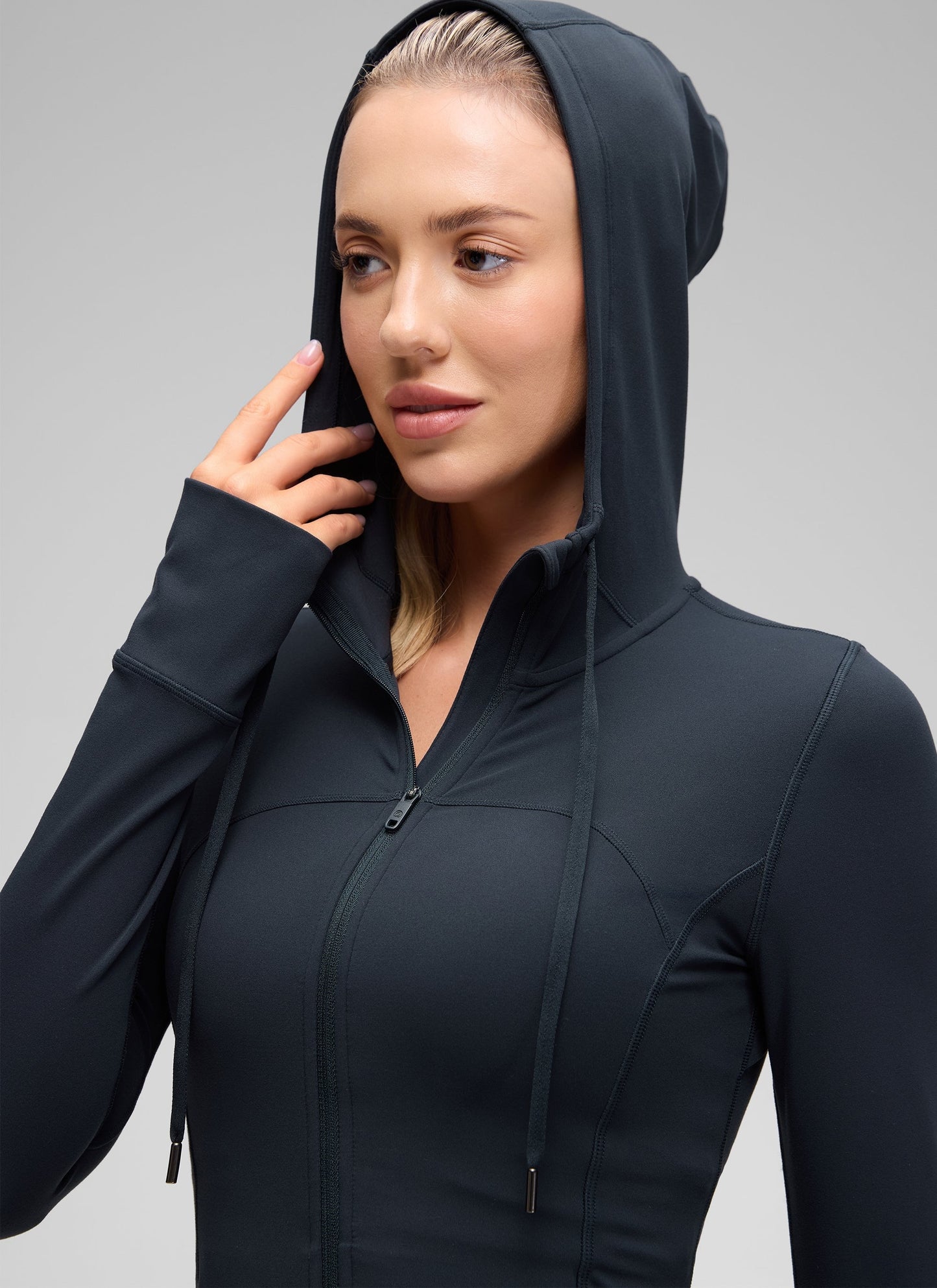 INNOPHRA Full Zip Athletic Jackets Hooded Coats for Women