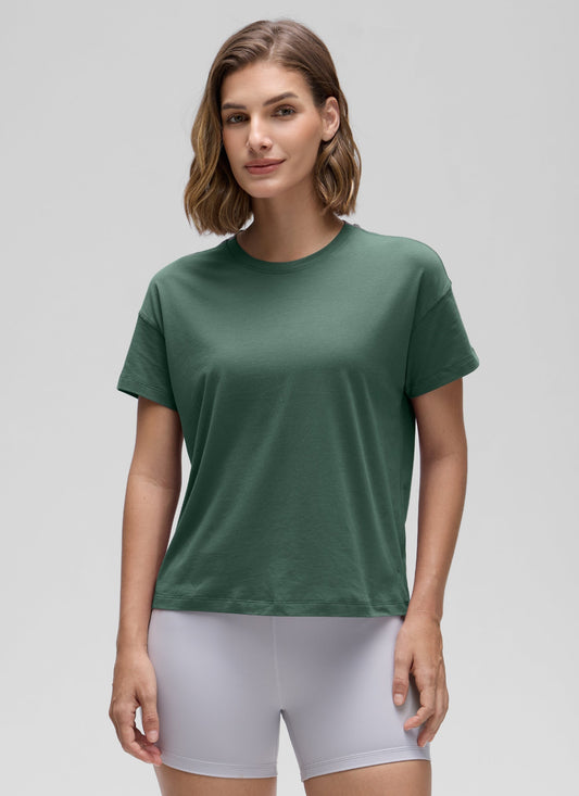 Pima Cotton Loose Fit Short Sleeve