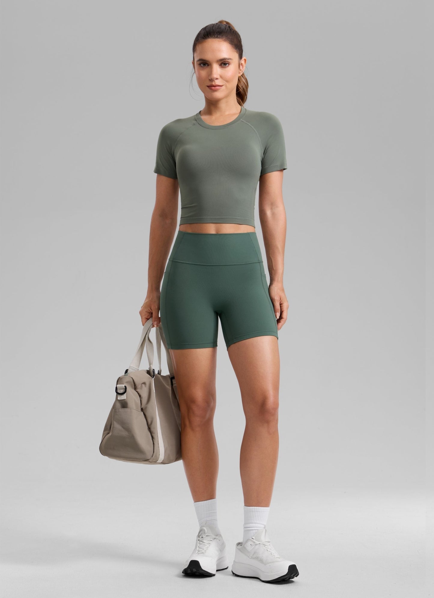 SecretsculptTM No Front Seam Pocket Shorts 5''