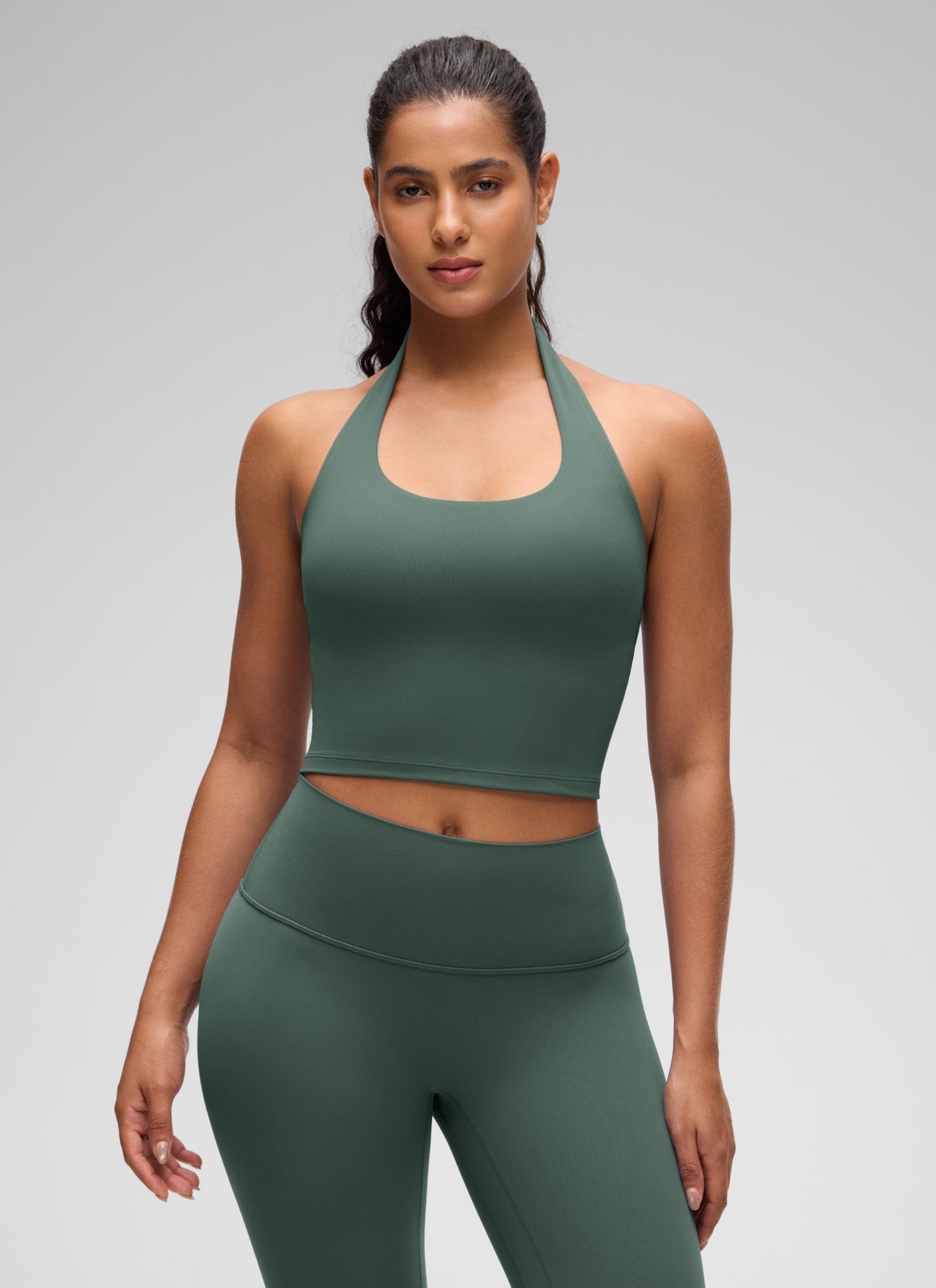 Butterluxe Built in Bra Halter Tank
