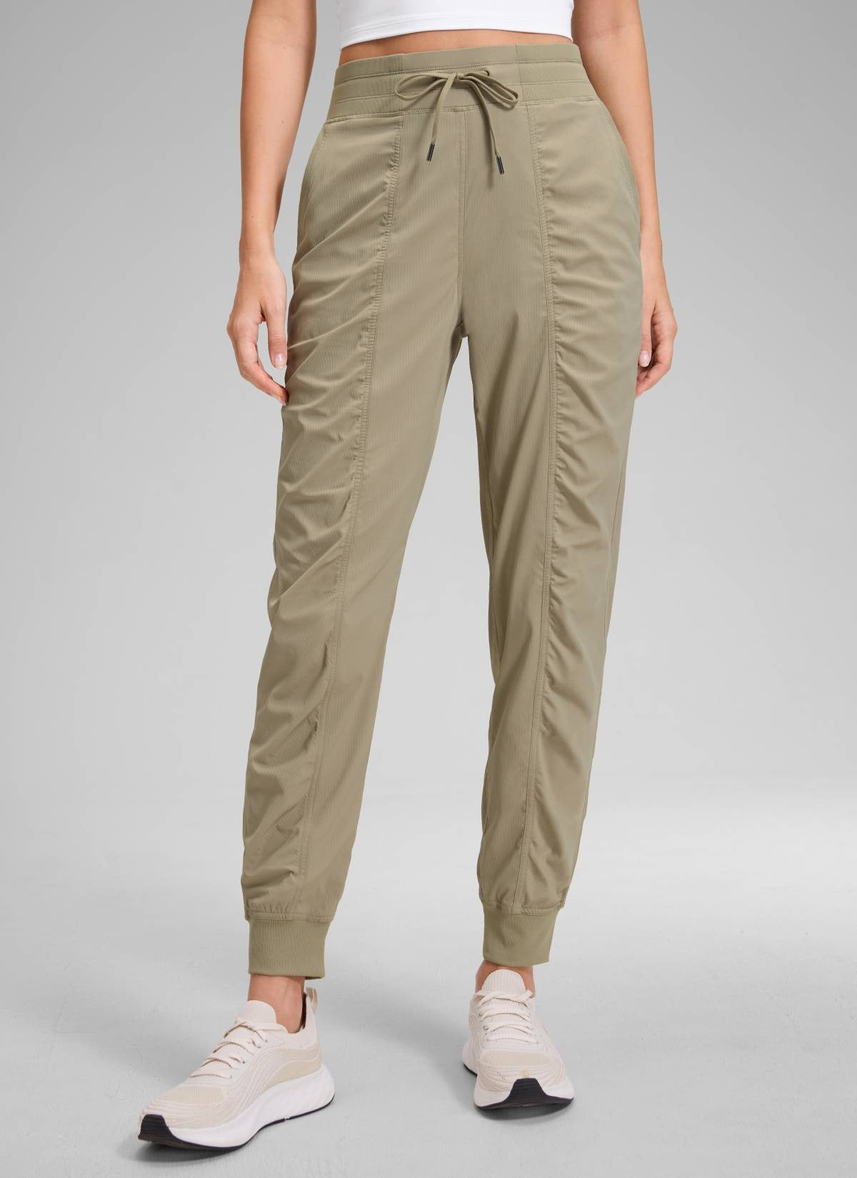 Striped Ruched Pocket Jogger 28''