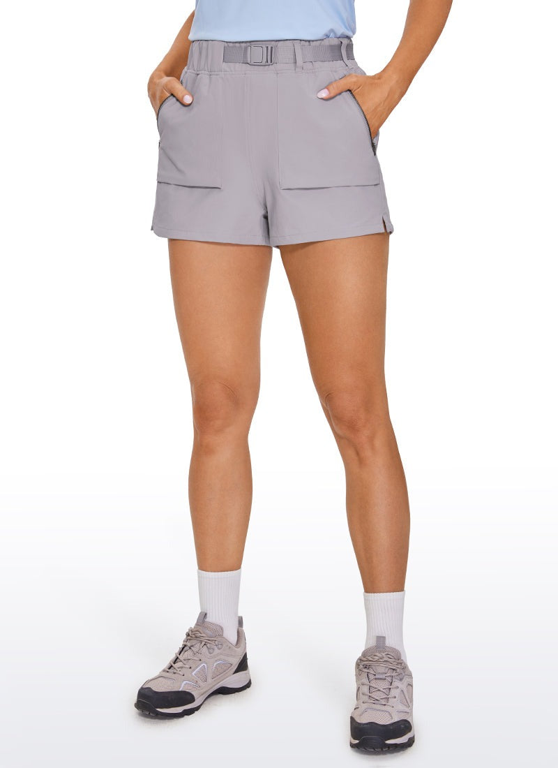 Waterproof Hiking Belt Shorts 3''