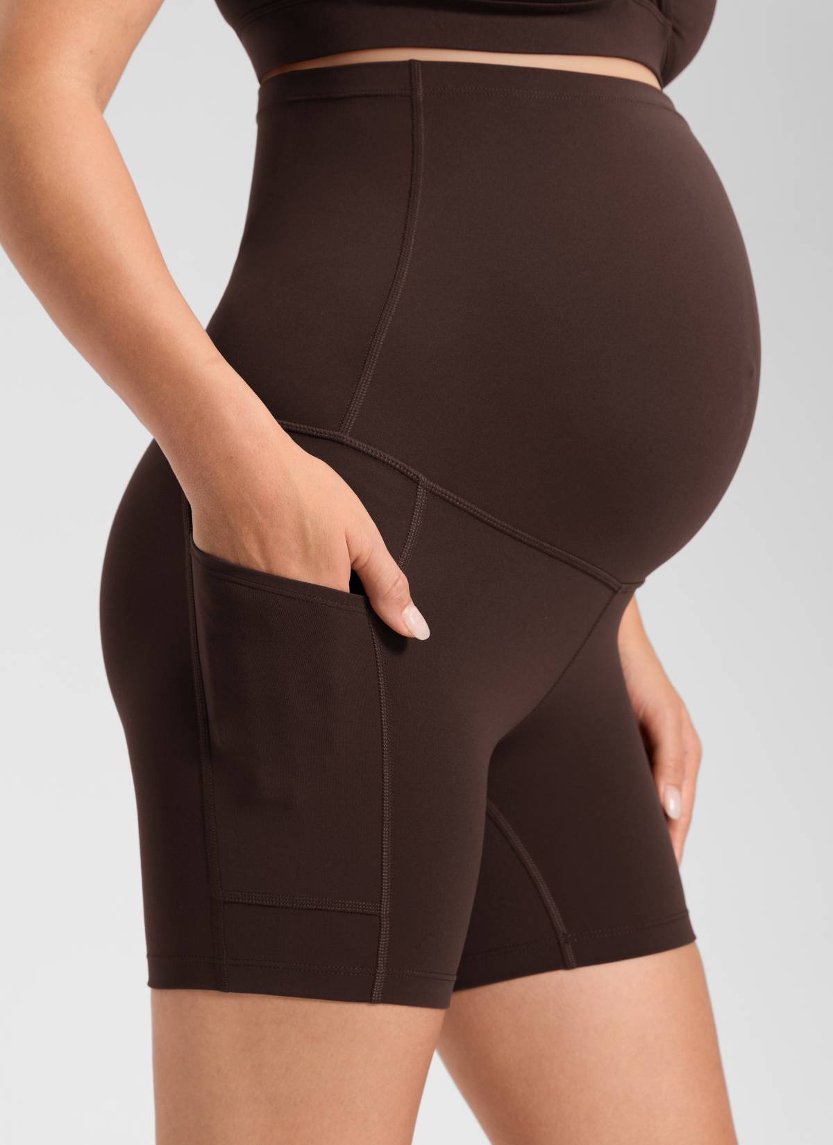 Butterluxe Maternity Pocket Shorts 5''