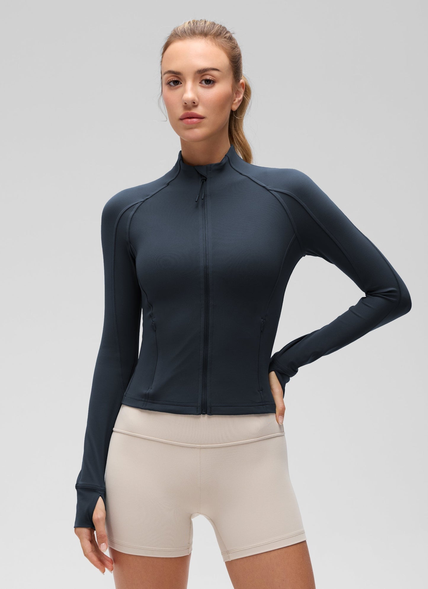 Butterluxe Waist Length Full Zip Jacket