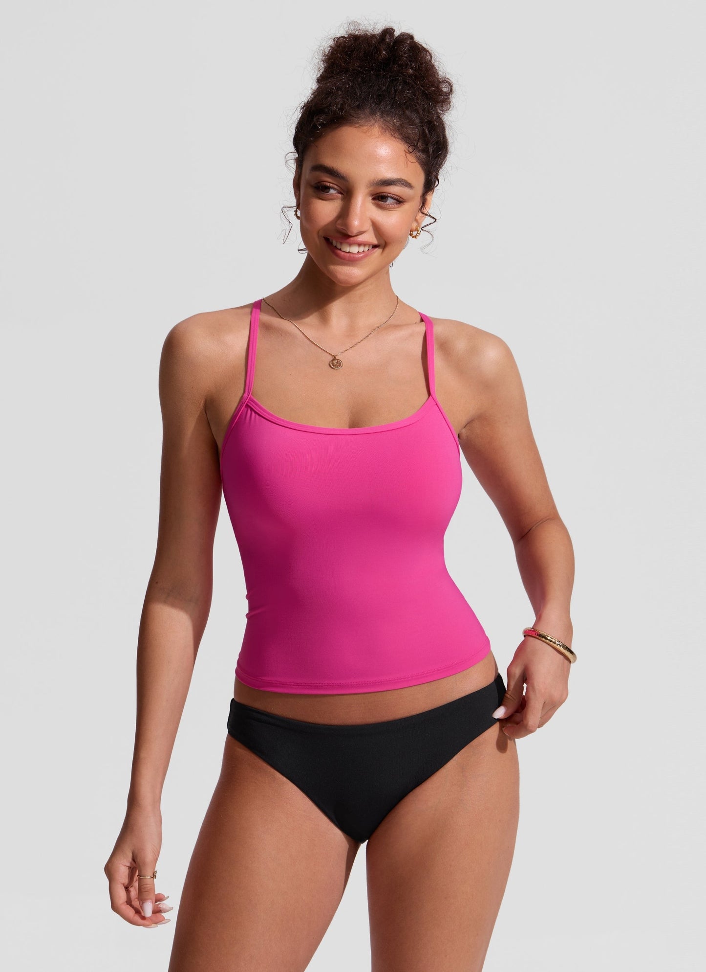 Sunshine Racerback Spaghetti Strap Tankini