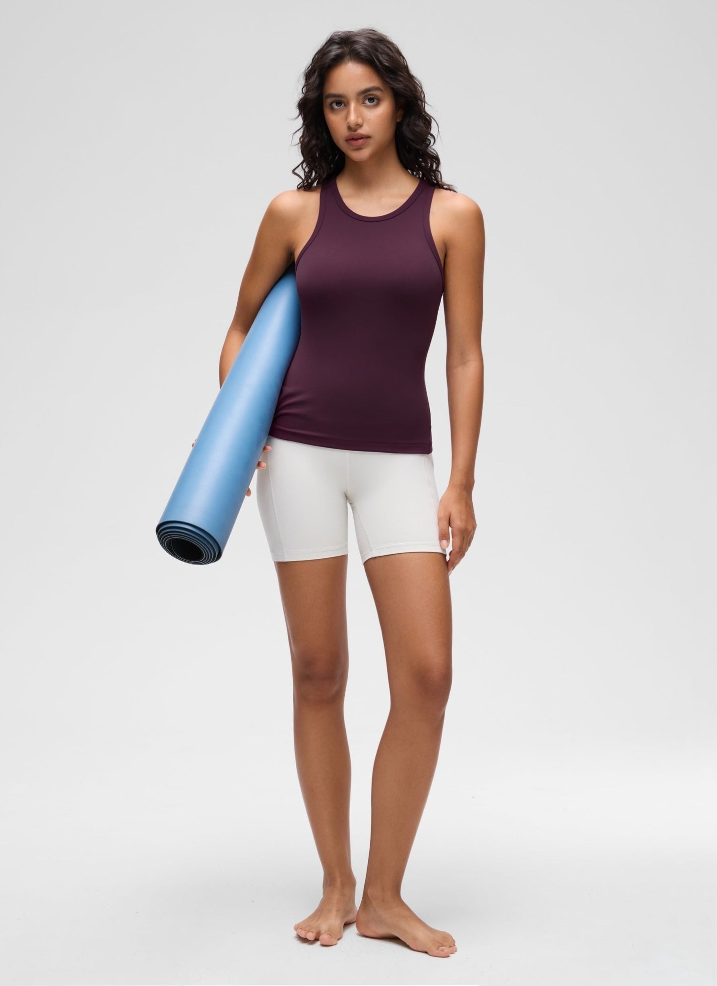 Butterluxe Waist Length Racerback Tank