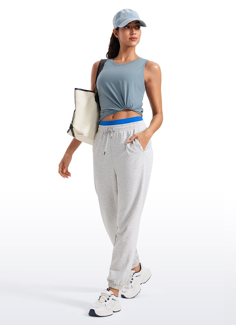 Pima Cotton Crop Round Neck Tank
