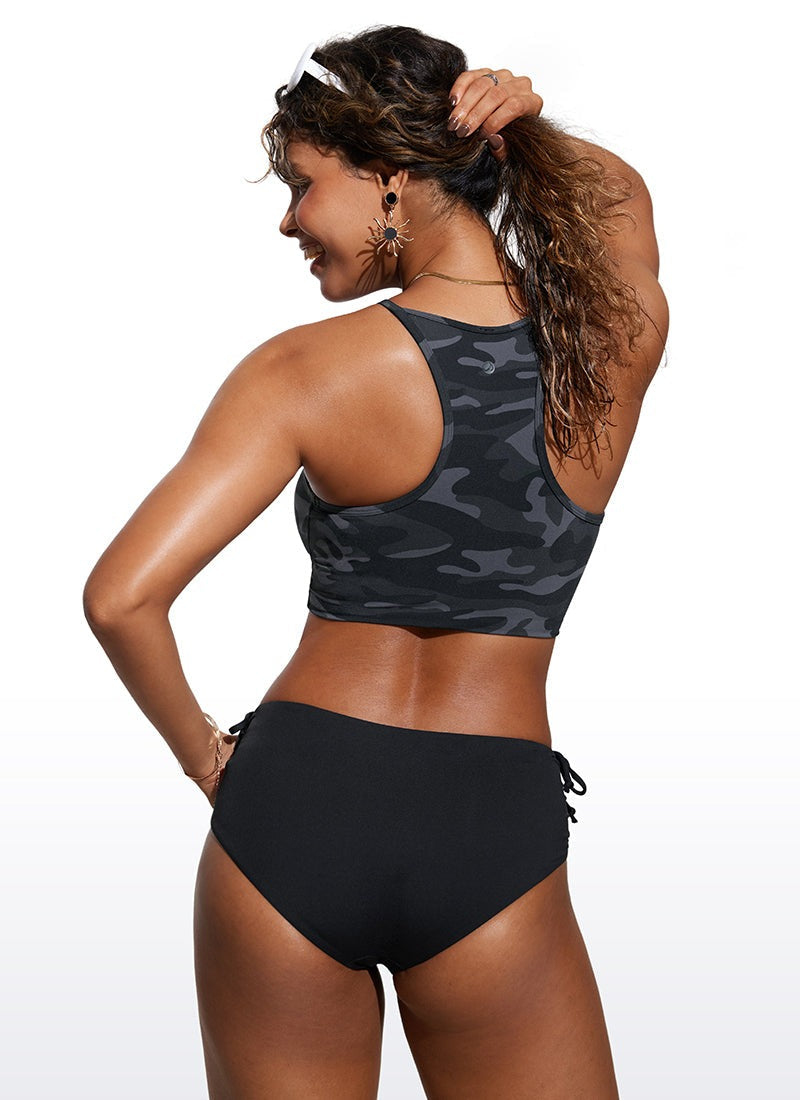 Sunshine High Neck Bikini Top
