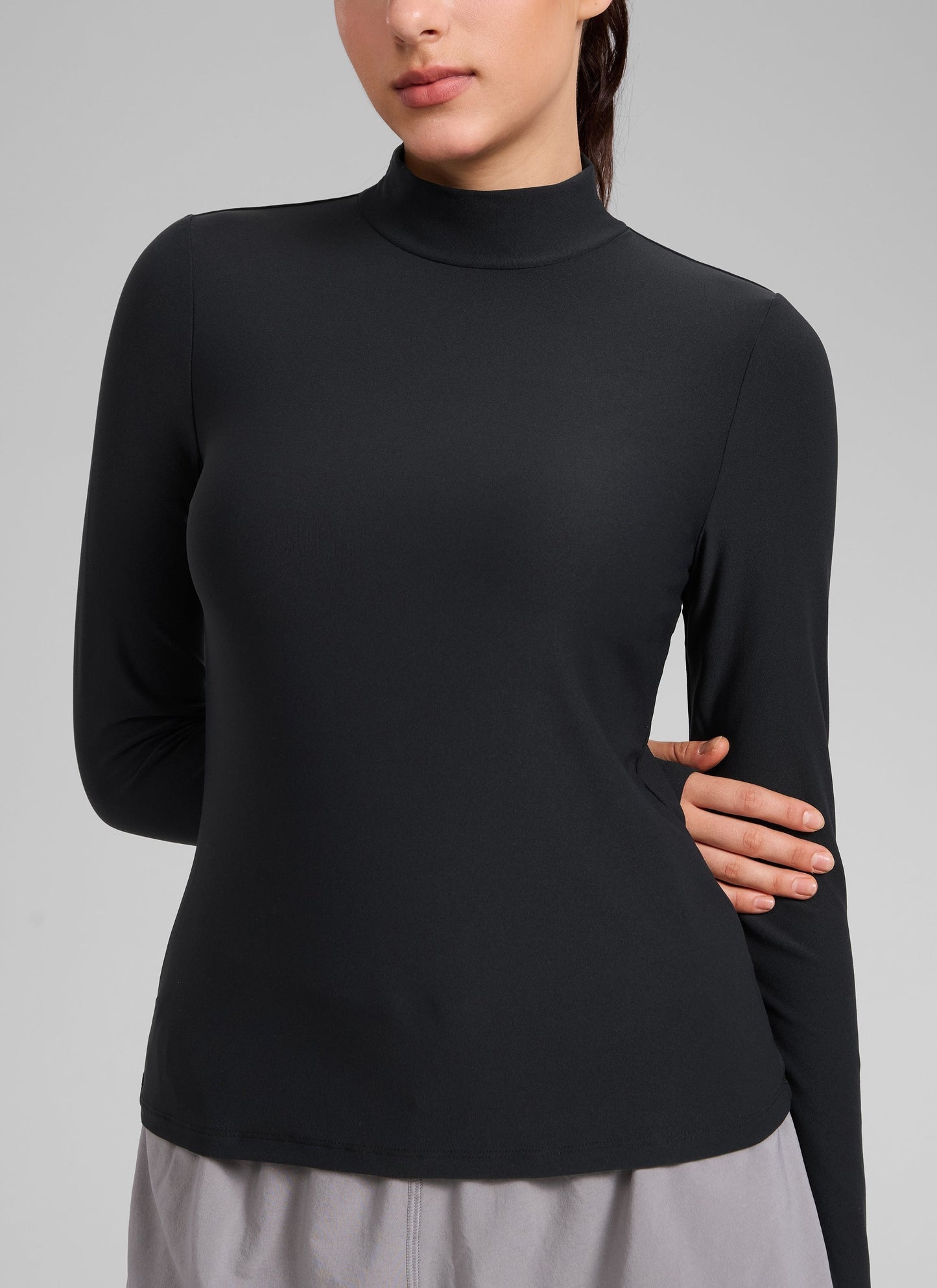 Cloudweight Mock Neck Long Sleeve